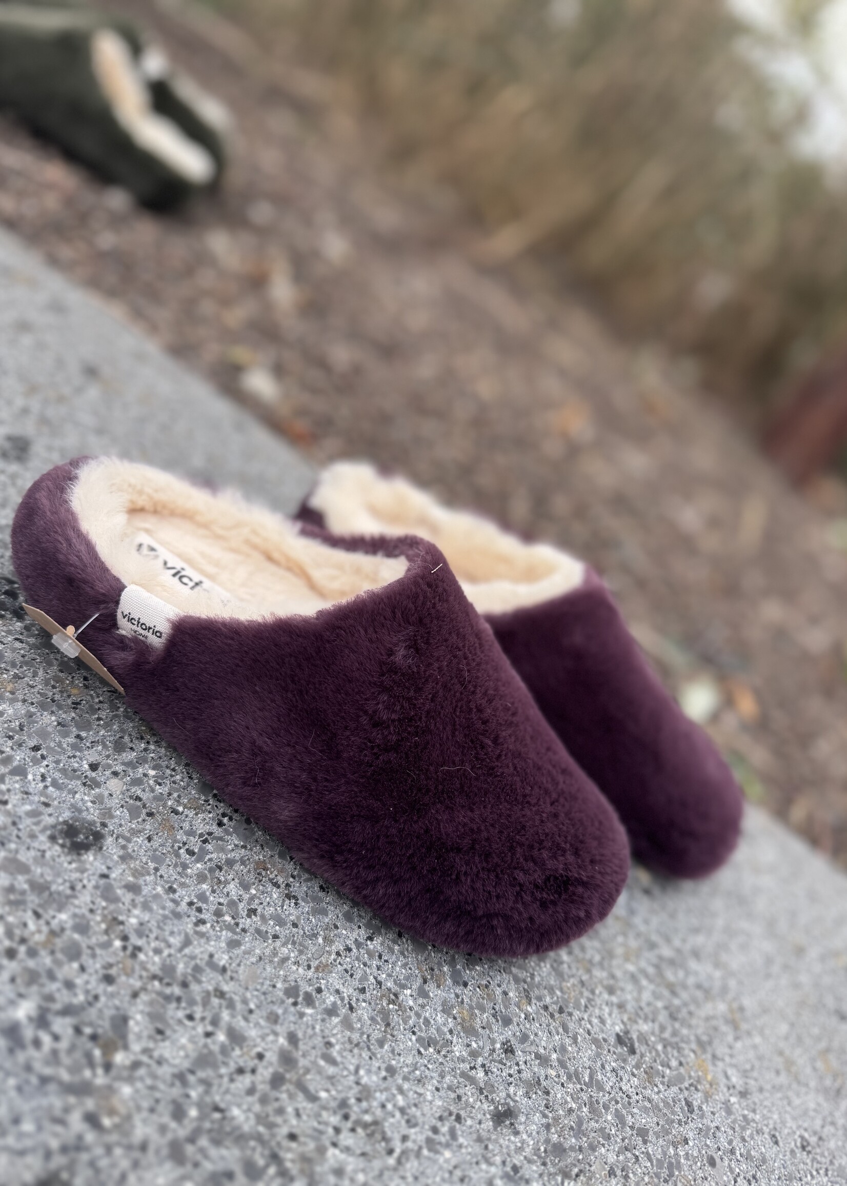 Victoria 1081123 pantoffel burdeos