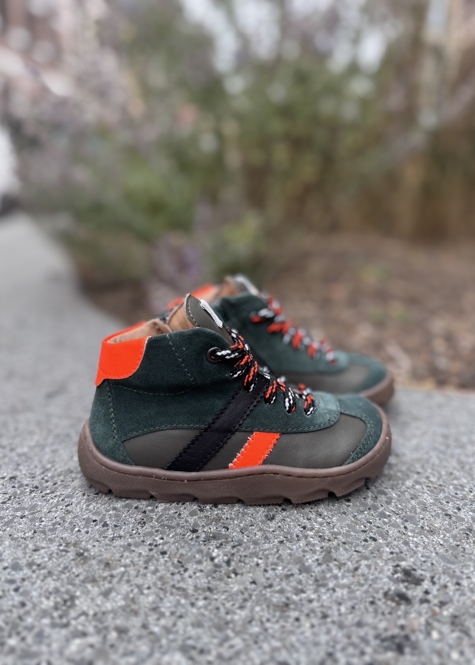 Dianetti 1672 hoge sneaker groen oranje