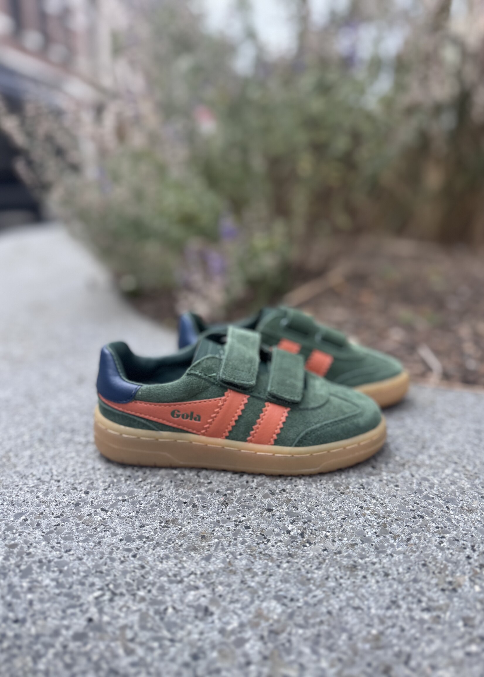 Gola viper strap trainer evergreen / off white / sapphire