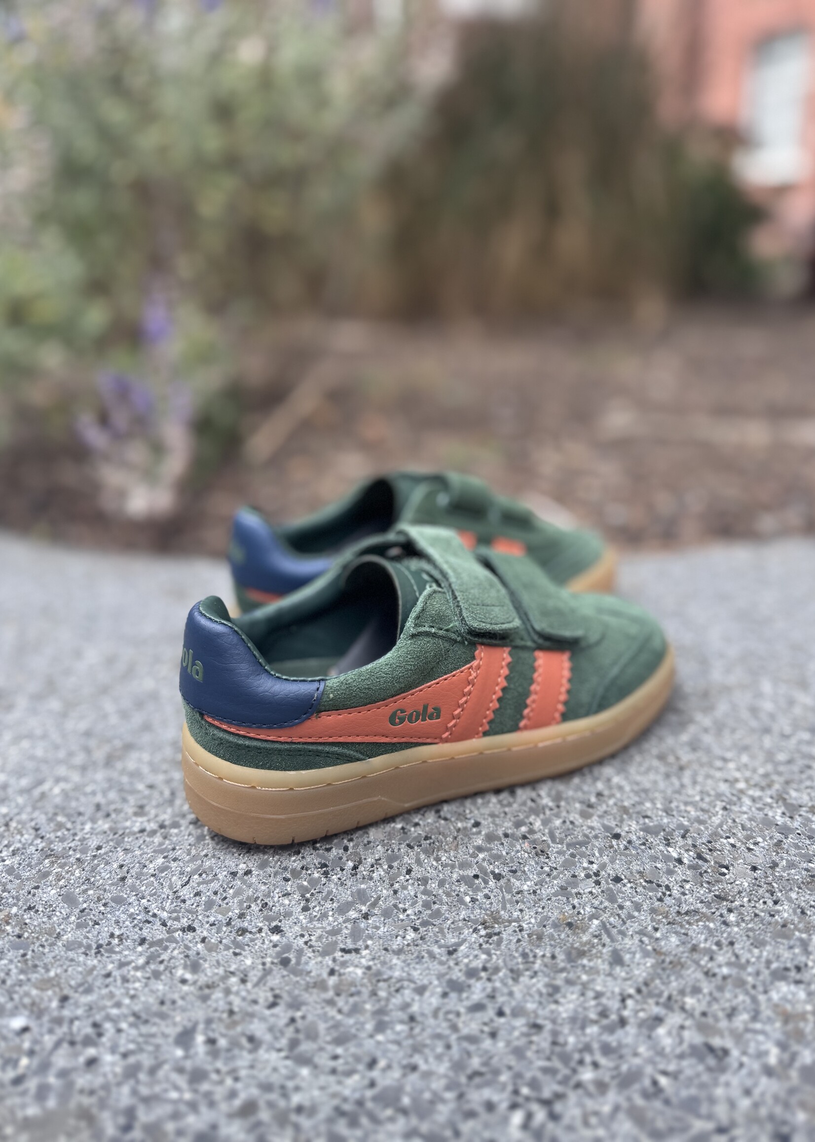 Gola viper strap trainer evergreen / off white / sapphire
