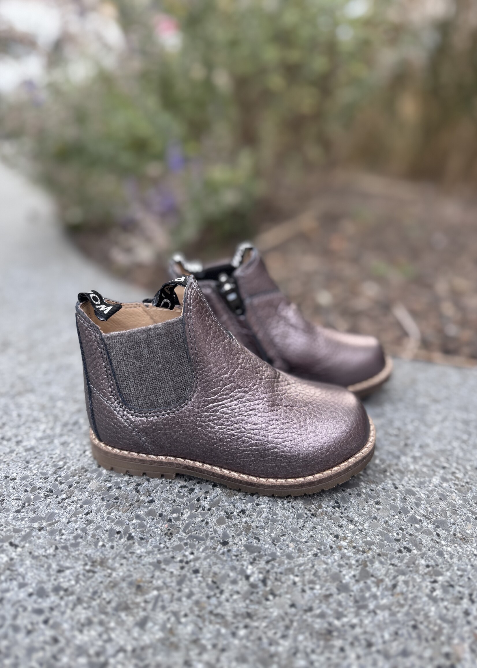 Pom d'api BOB jod zip laminato graine nocciola