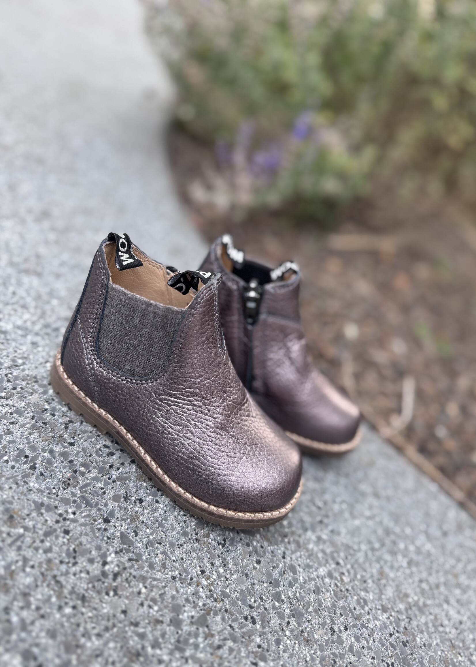 Pom d'api BOB jod zip laminato graine nocciola