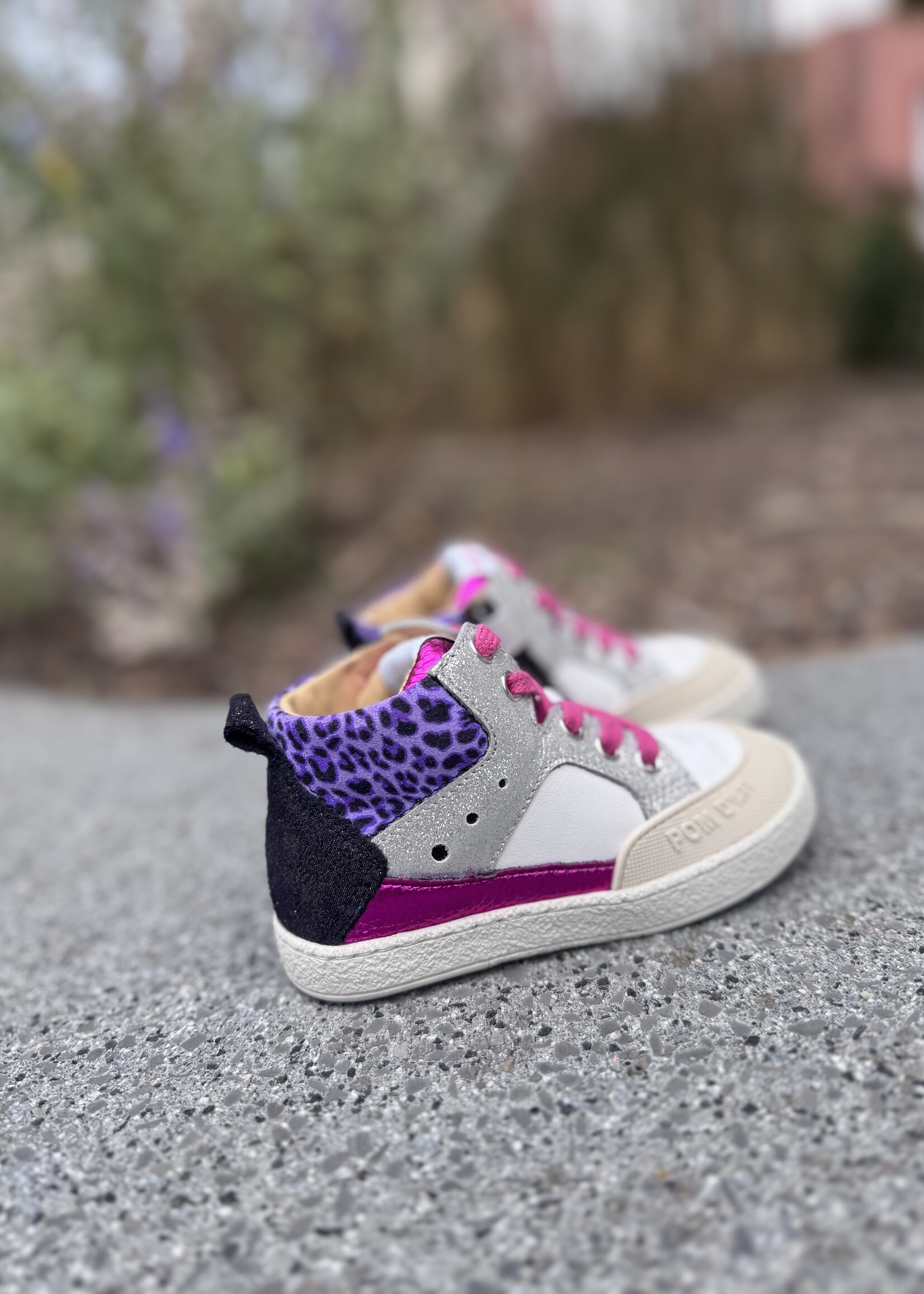 Pom d'api mousse bump laminato leo fushia