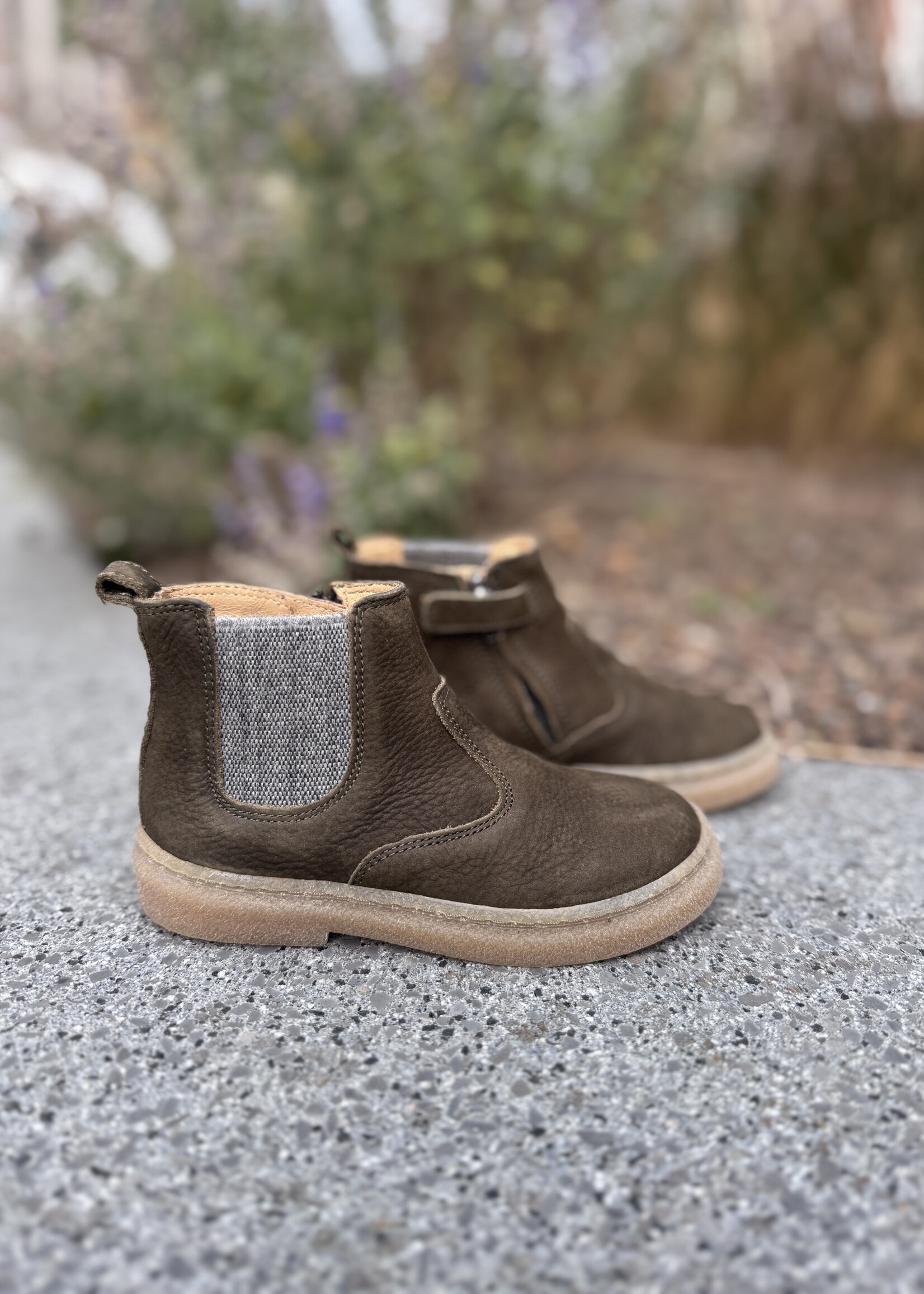 Pom d'api trix jod zip nubuck kaki