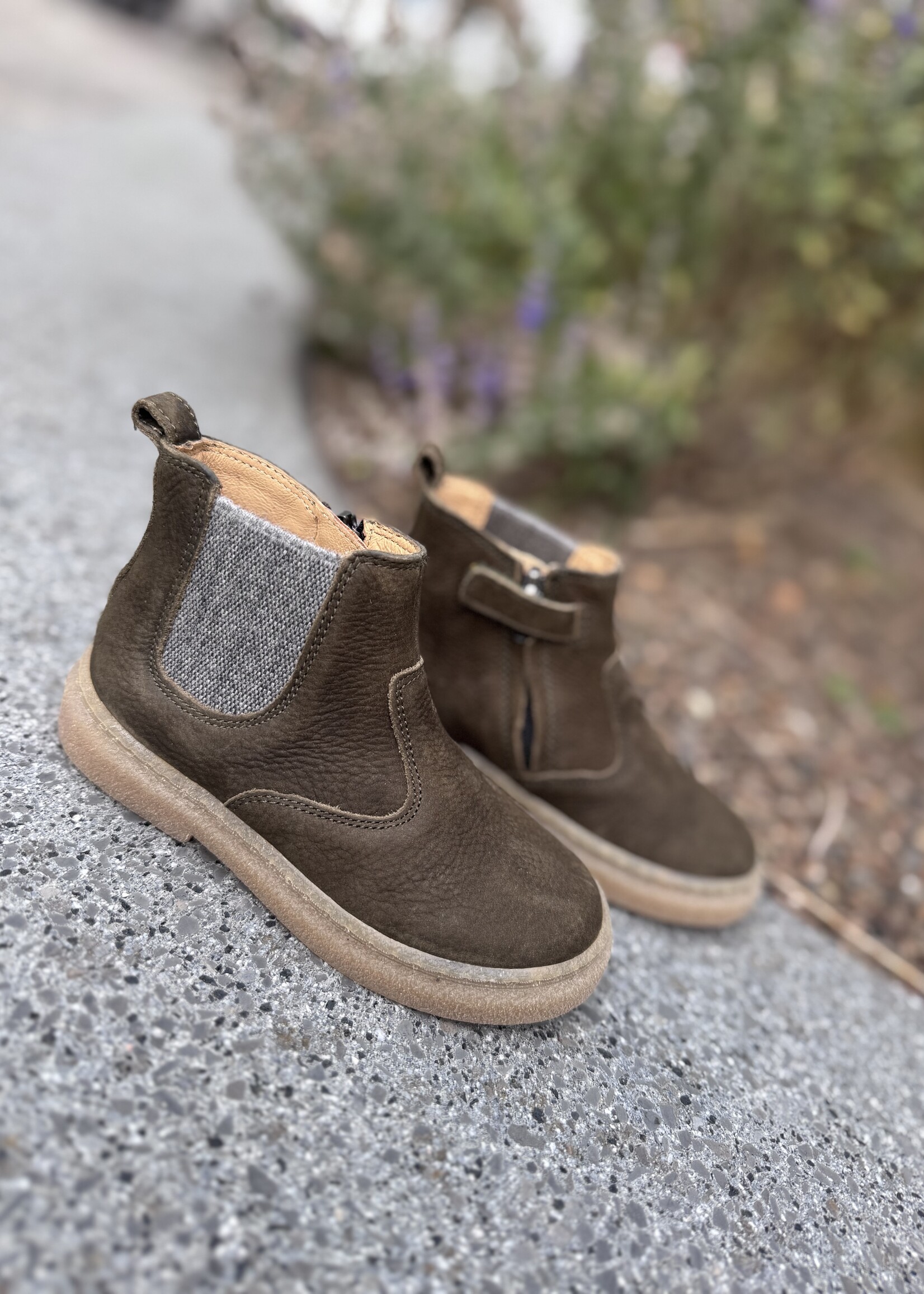 Pom d'api trix jod zip nubuck kaki