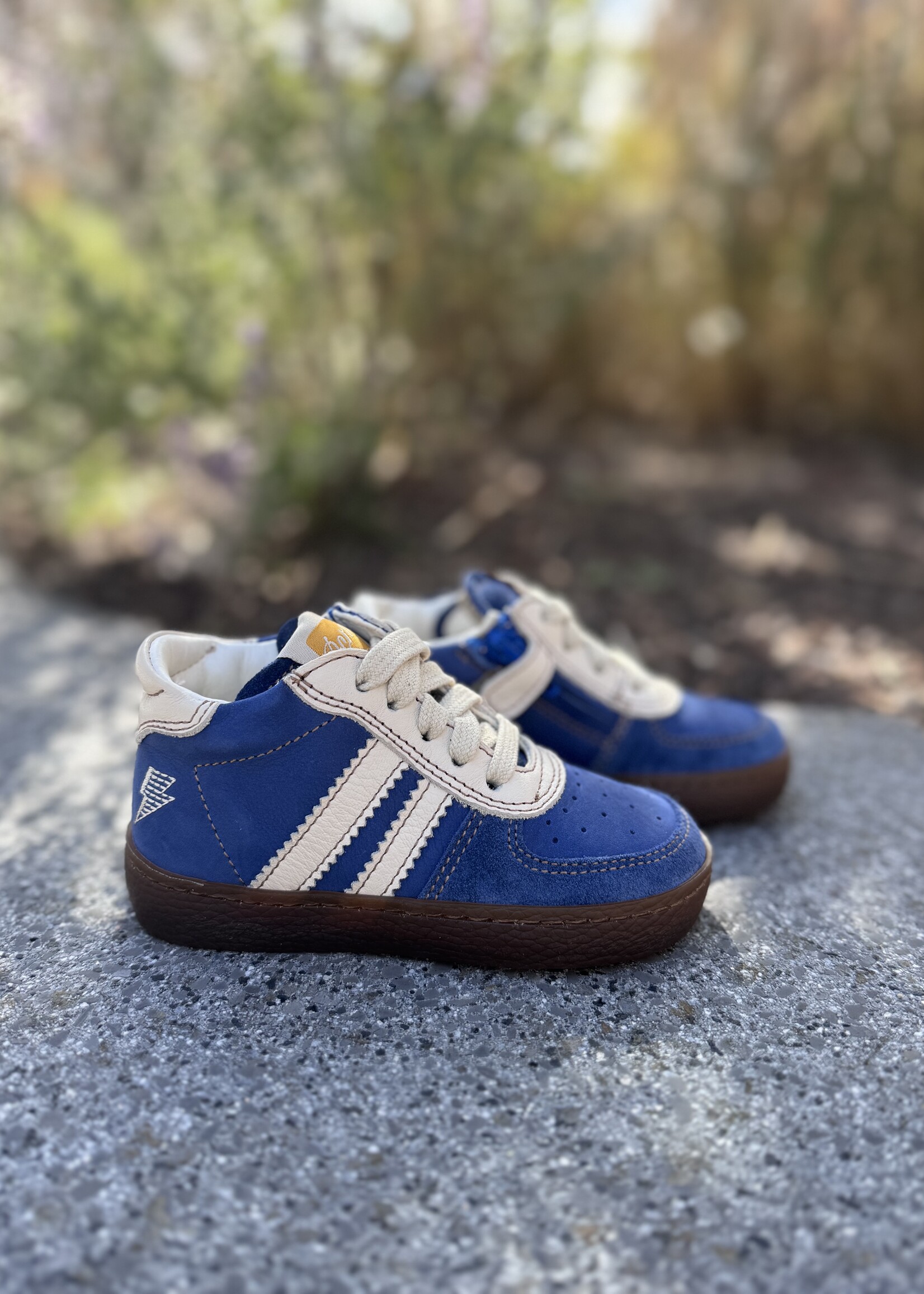 Ocra 131 sneaker blauw / wit