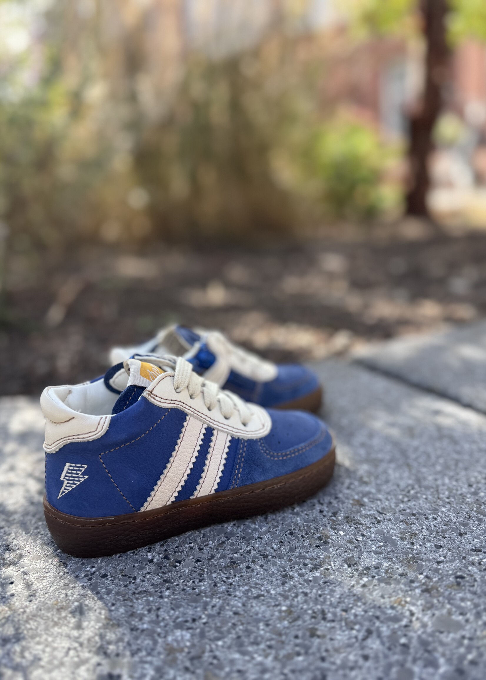 Ocra 131 sneaker blauw / wit