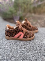 Romagnoli sneaker leopard cuoio roze