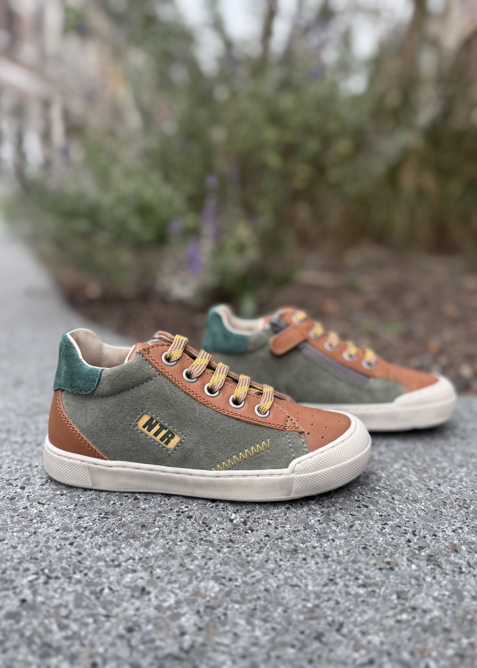 Naturino Faluk high zip cognac olive