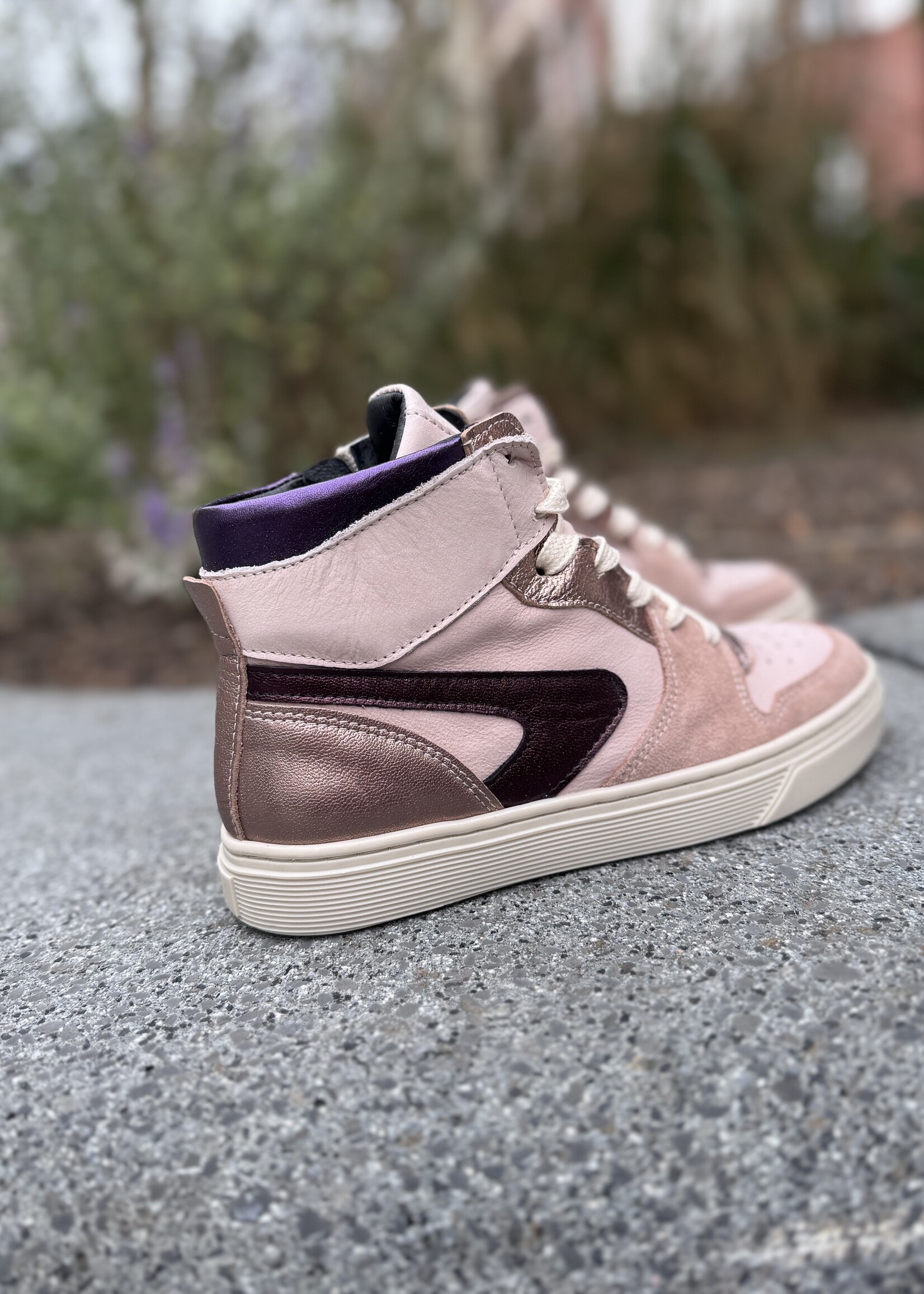 Bana & Co 25234010 hoge sneaker nude