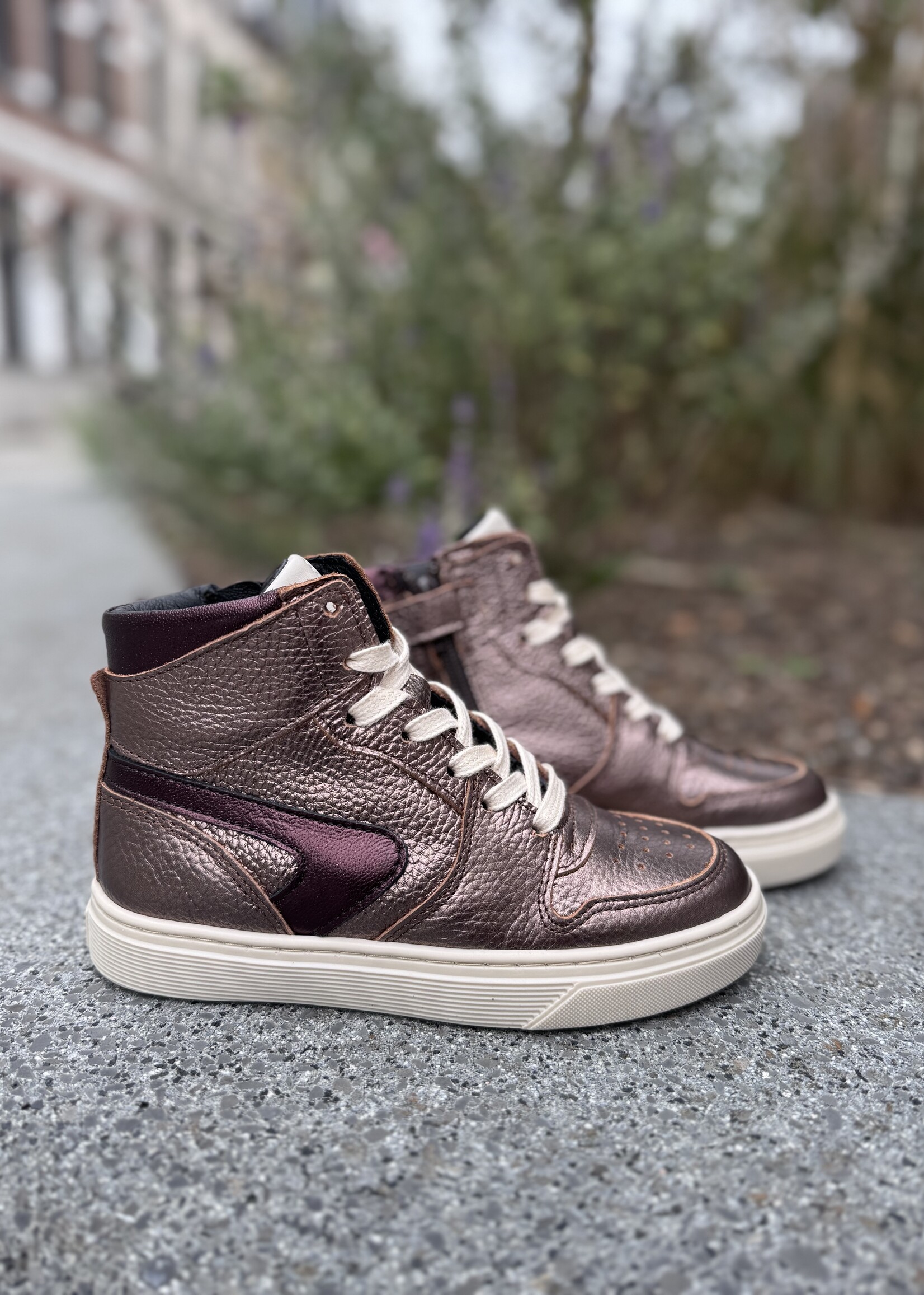 Bana & Co 25234015 hoge sneaker bronze