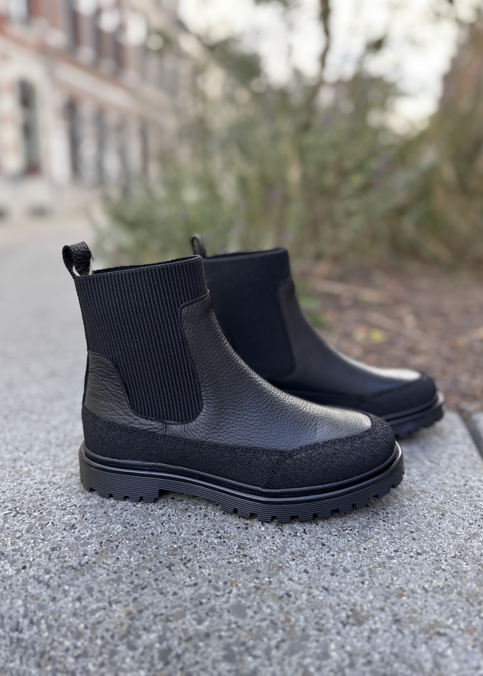 Angulus 6110-101 chelsea boot black
