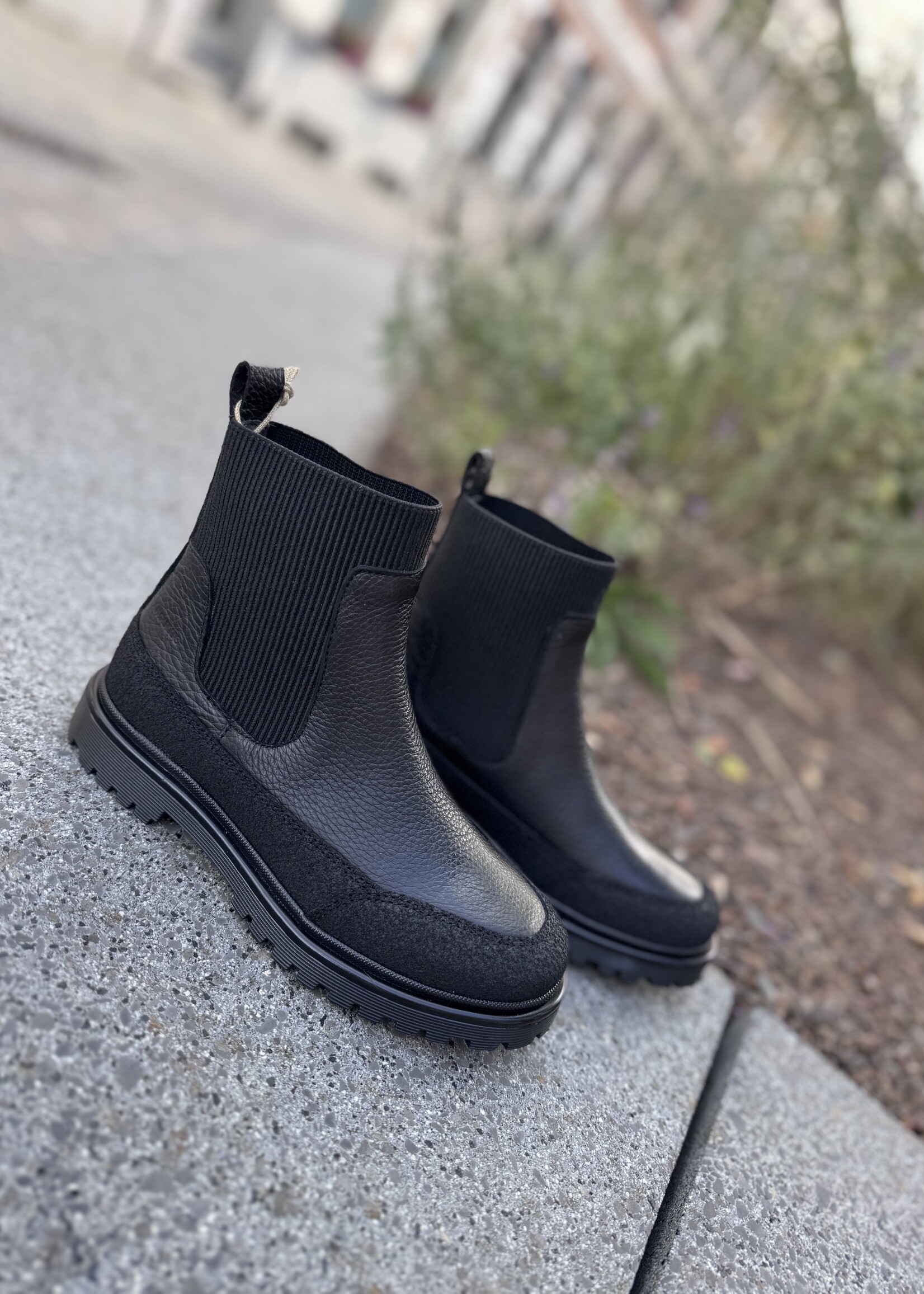 Angulus 6110-101 chelsea boot black