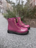 Dr Martens 1460 fuchsia + silver + gold