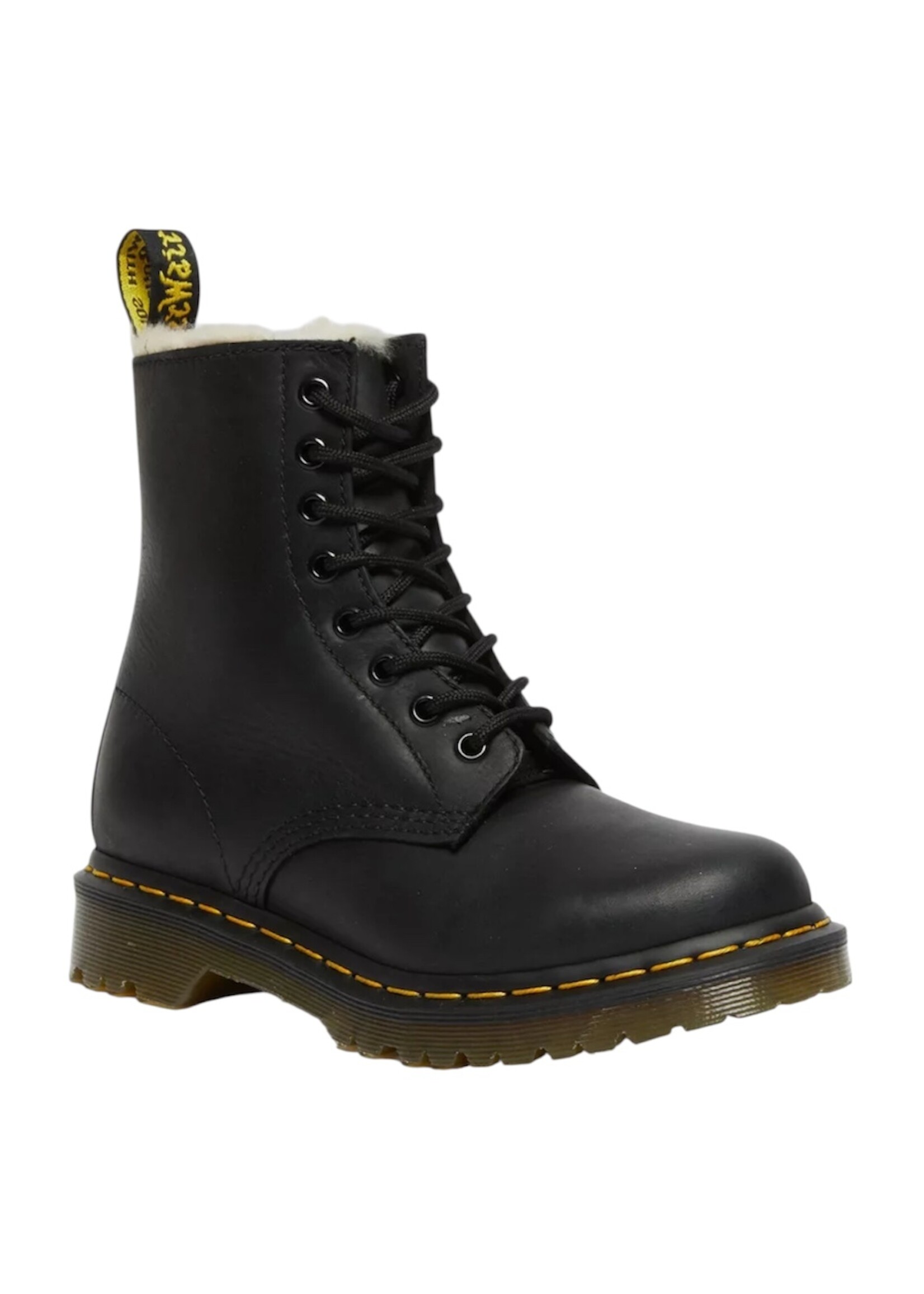 Dr Martens 1460 serena black wyoming fur