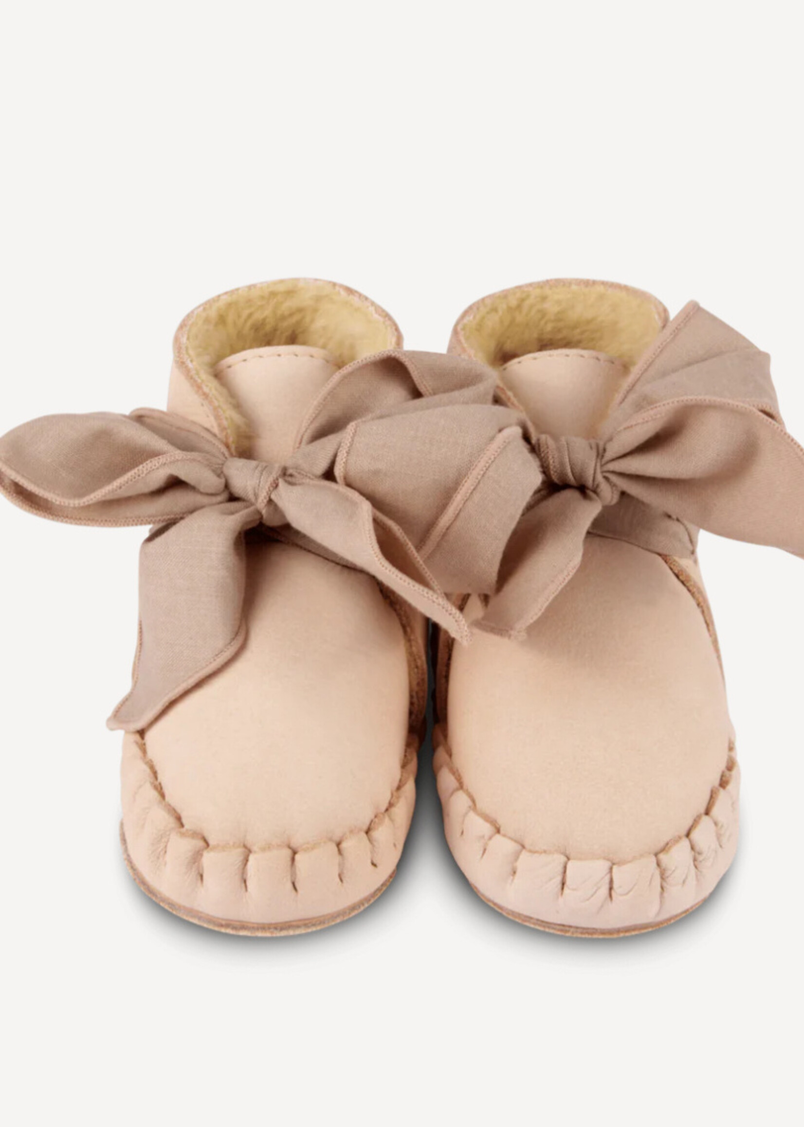 Donsje Pina organza lining truffle nubuck + cedar cotton