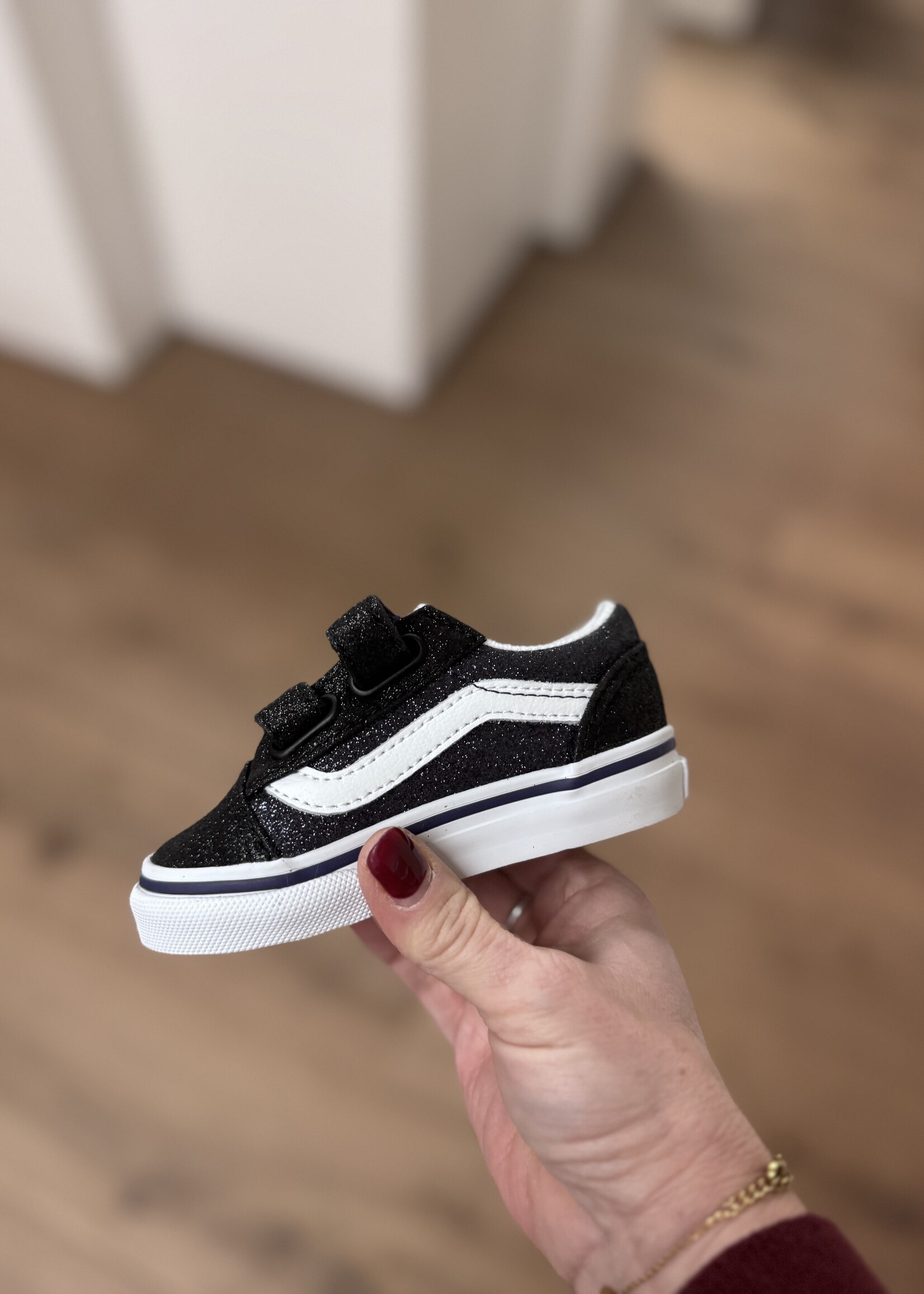 Vans old skool 2 tone glitter black navy