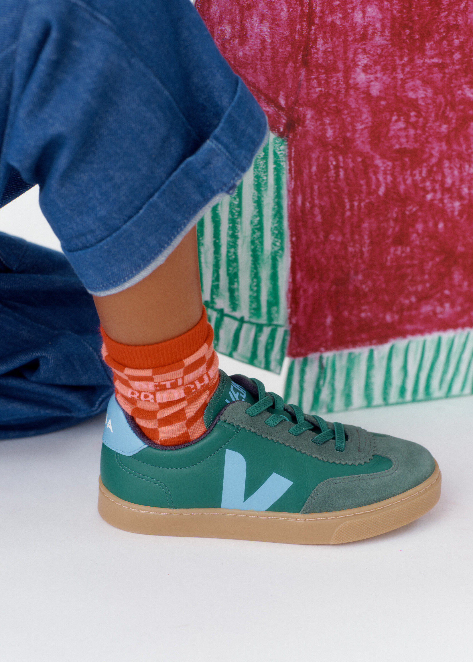 VEJA small volley golf aqua natural