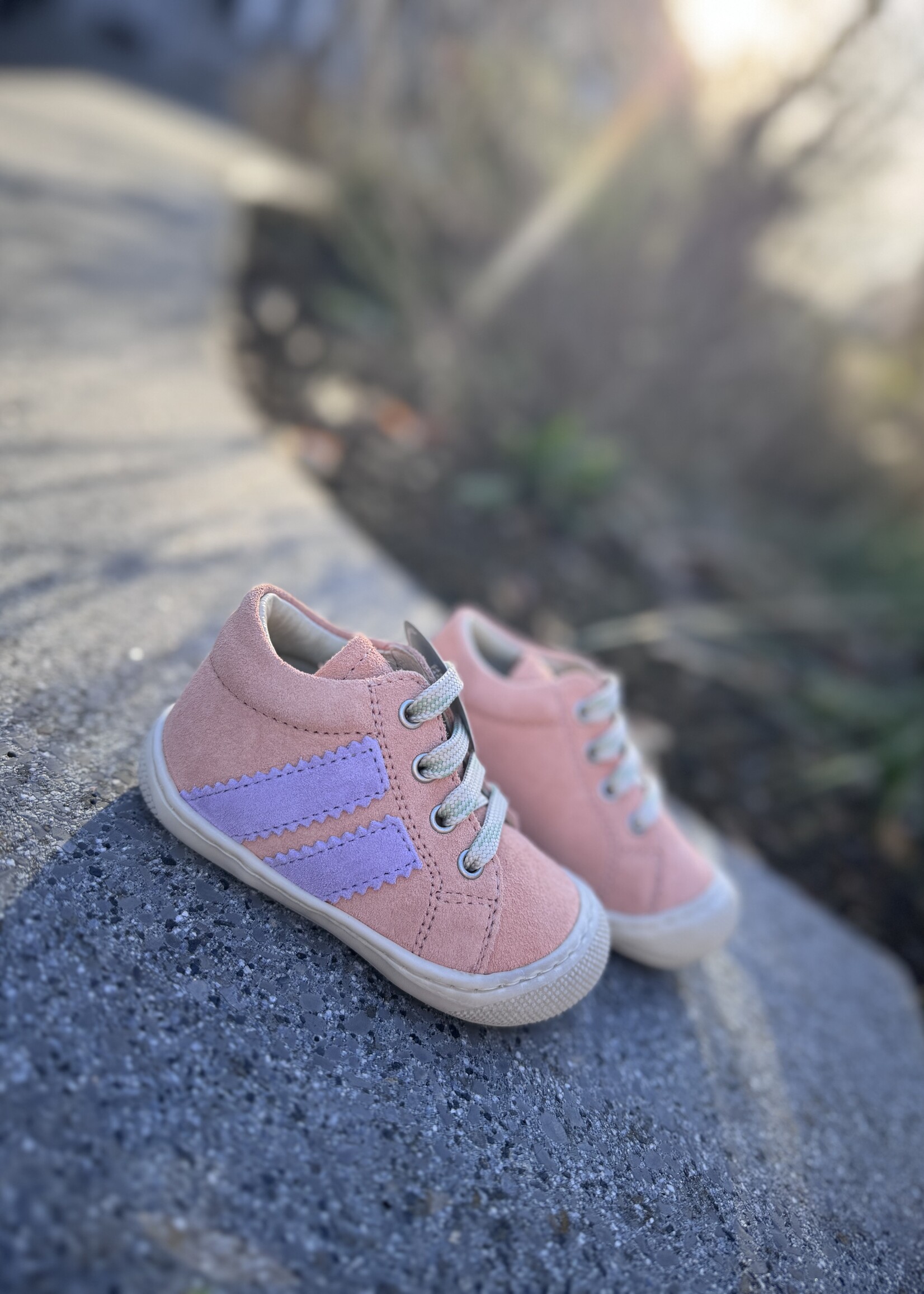 Naturino Macks suede soft peach lily