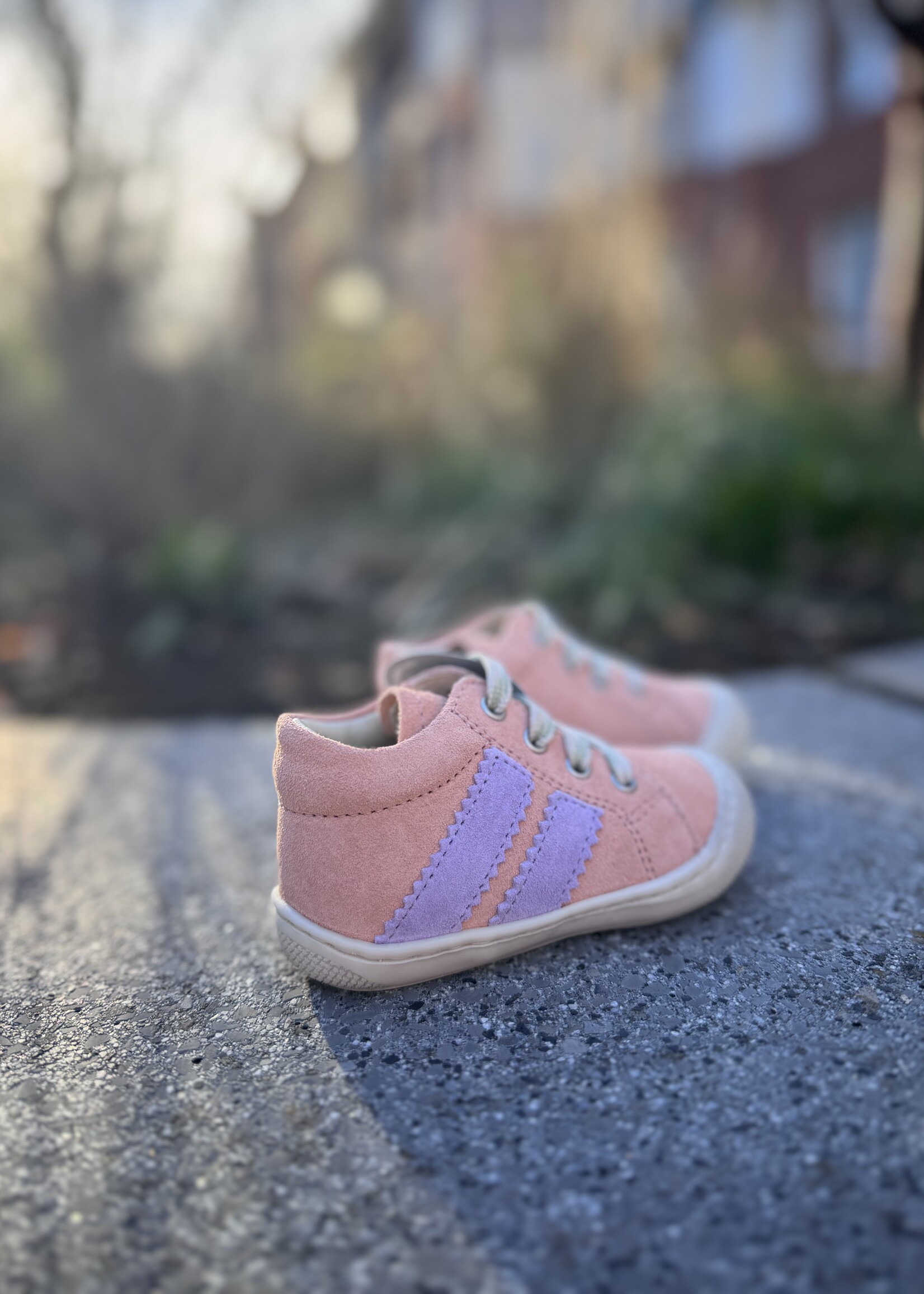 Naturino Macks suede soft peach lily