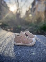Naturino cocoon embr cherry suede sand