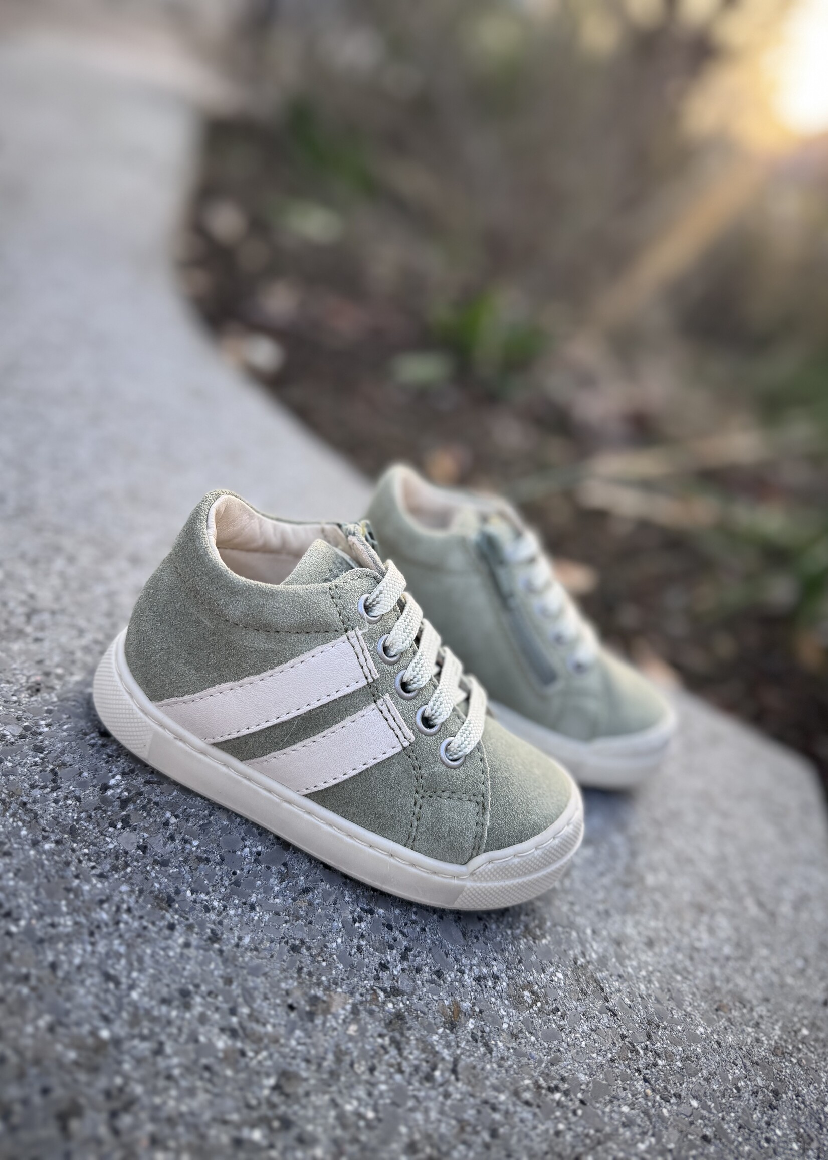 Falcotto Gazer olive milk veter/rits