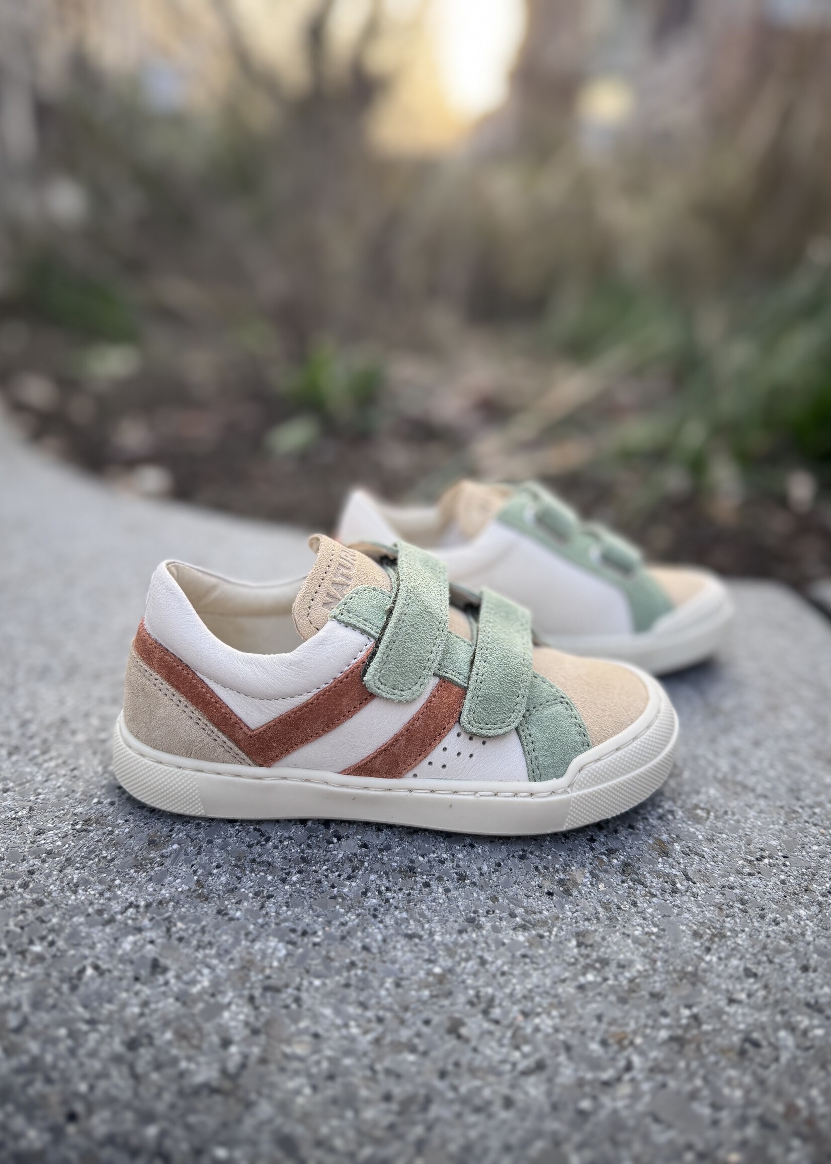 Naturino Zulka suede/nappa sand milk