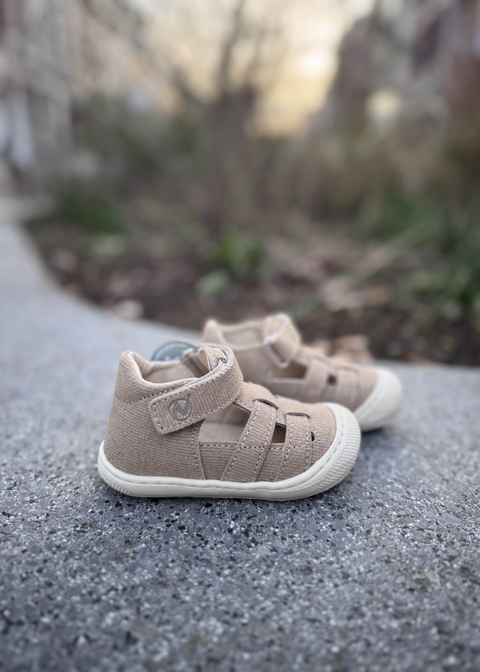 Naturino bede suede denim sand