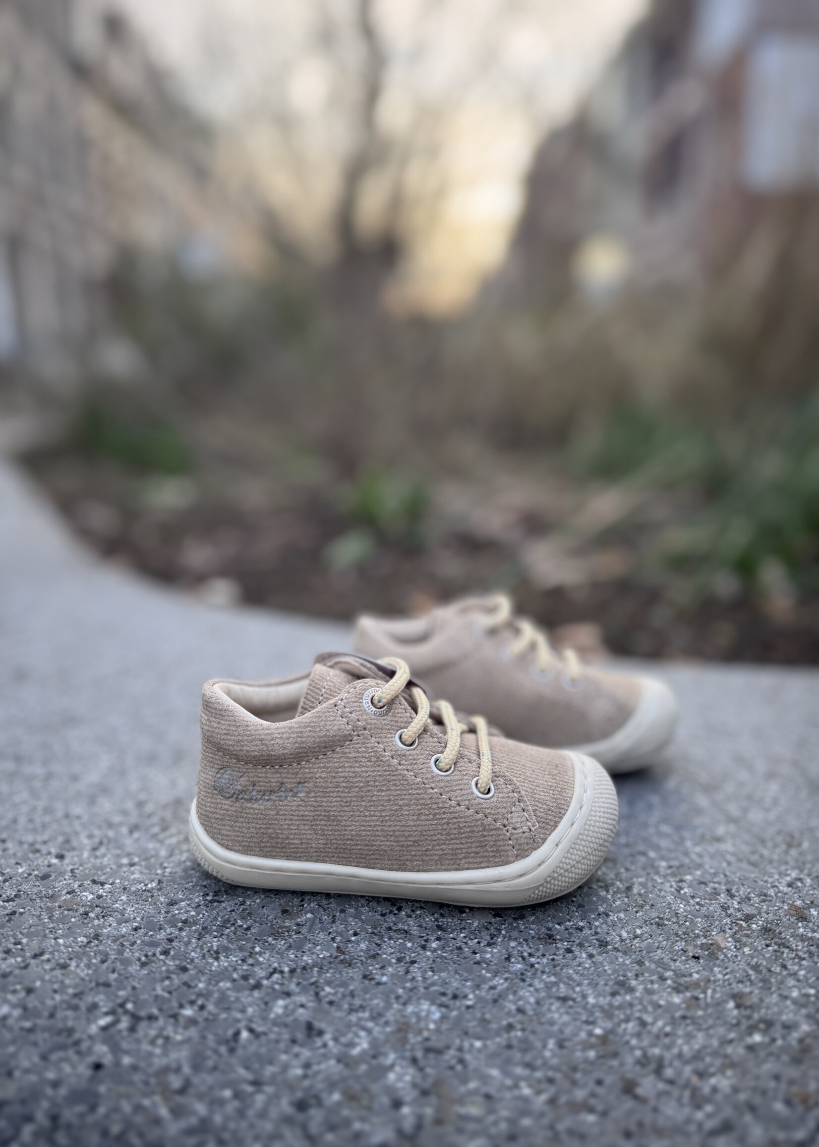 Naturino cocoon suede denim sand