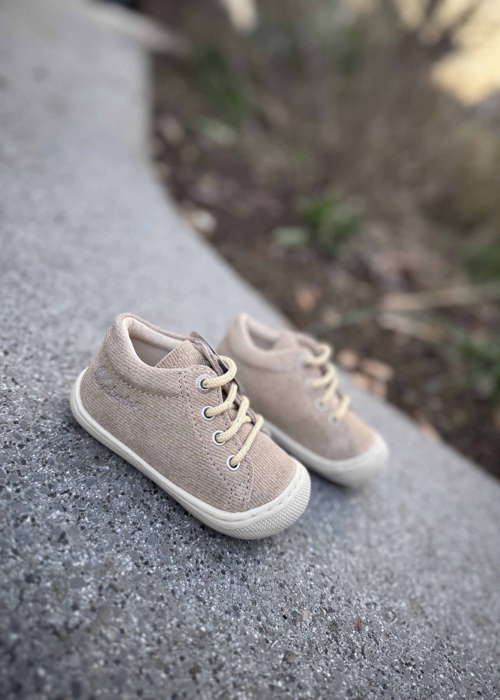 Naturino cocoon suede denim sand