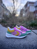 La Triboo 9171 runner roze oker groen