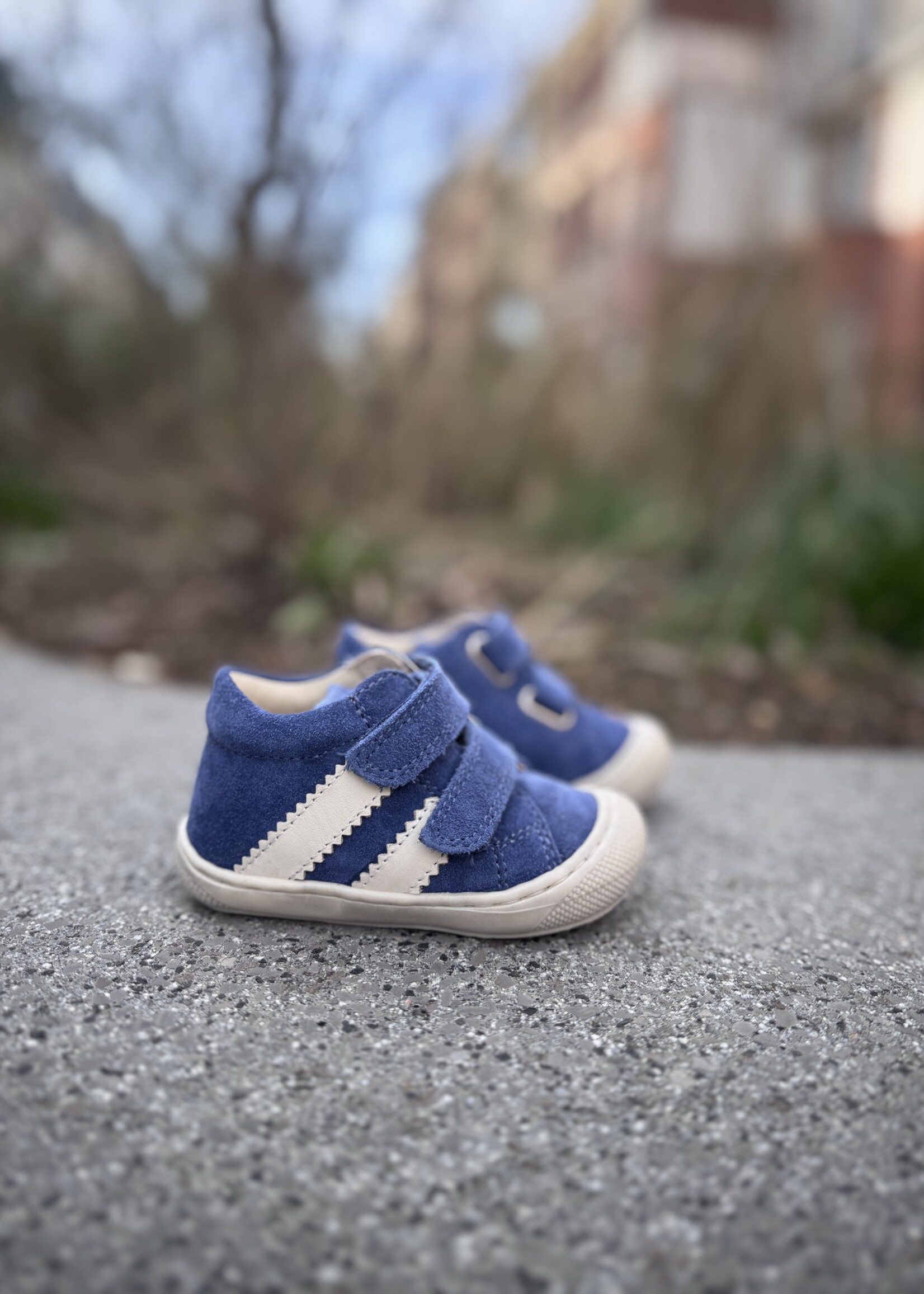 Naturino Macks suede azure milk