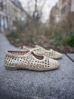 Angulus soft hand-braided ballerina gold braid