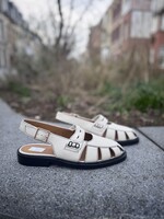Angulus slingback loafer oatmilk normal fit