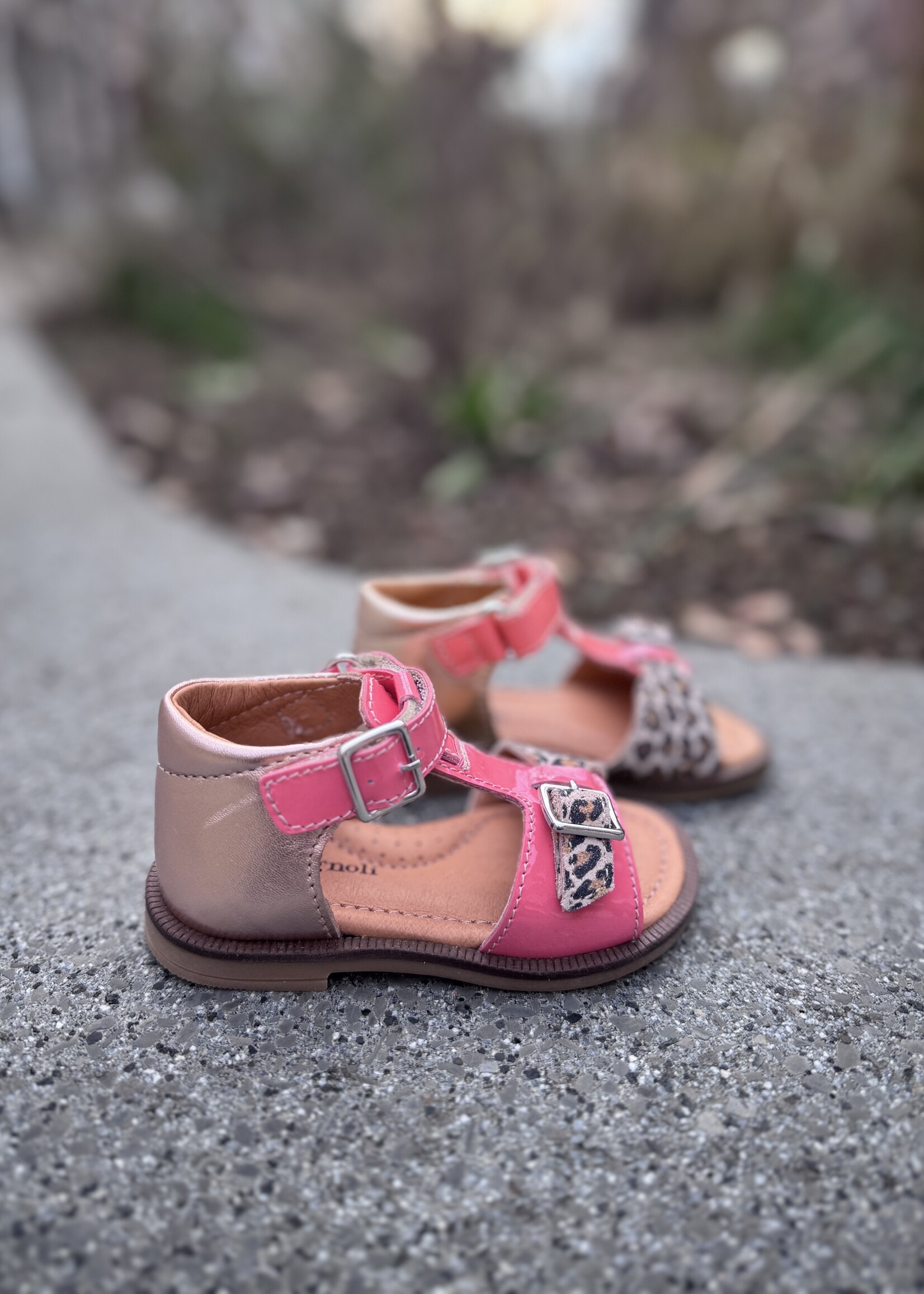 Romagnoli 8525R071 sandaal rose gold rose leo