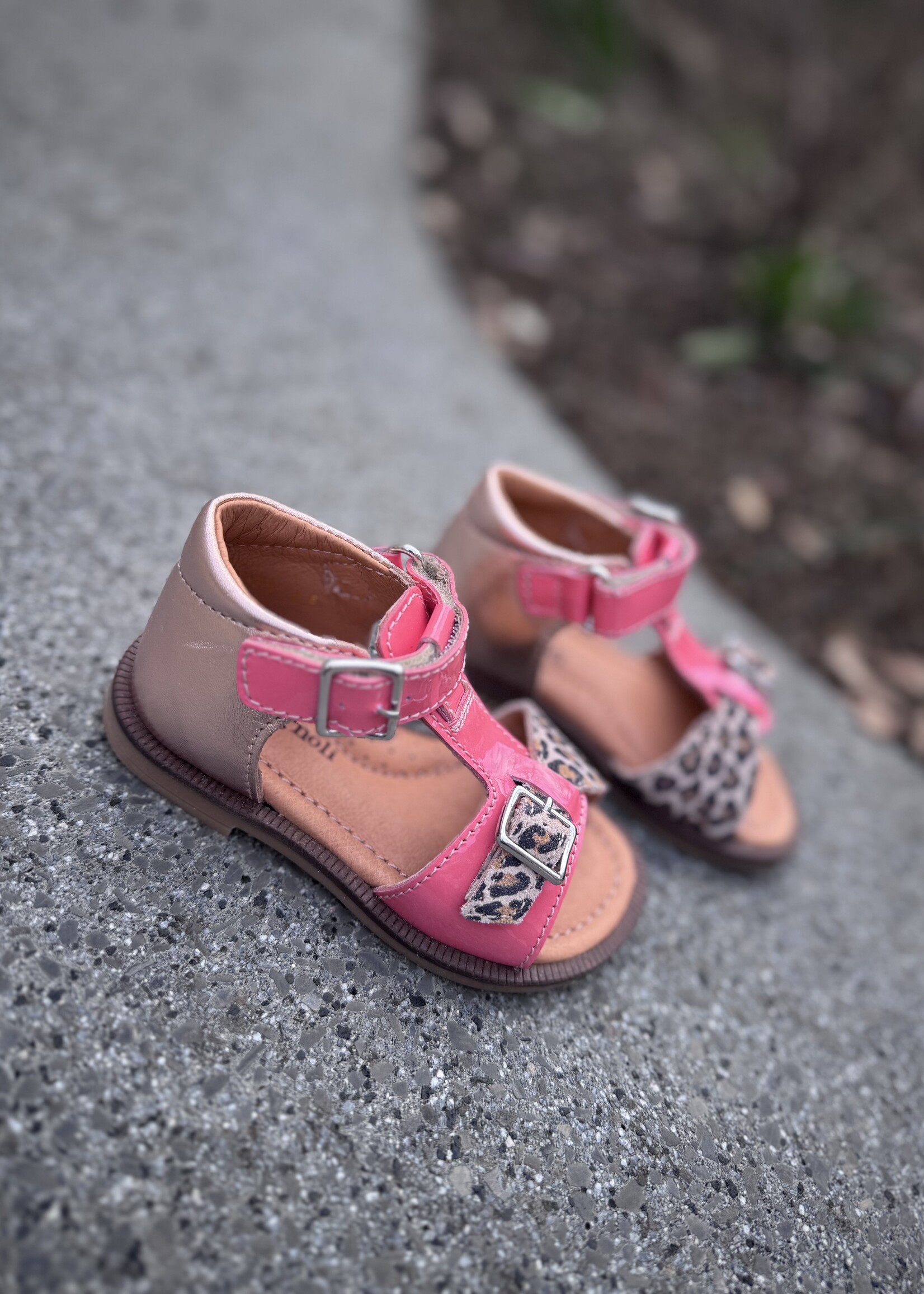 Romagnoli 8525R071 sandaal rose gold rose leo