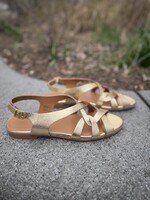 Angulus 5870-101 sandal with cross details gold
