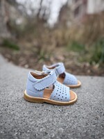 Angulus 0638-102 open toe sandal mini hearts sky blue