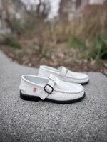 Eli 23500 mocassin gesp bianco naturel