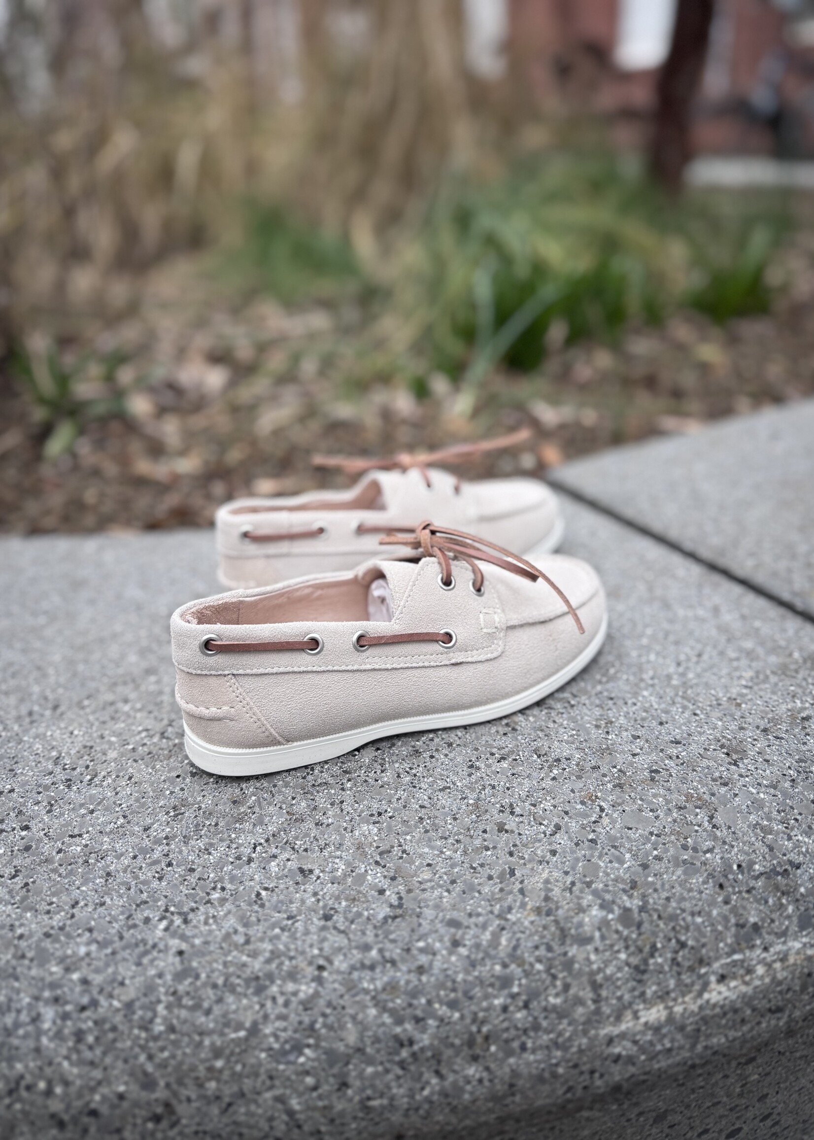 Dianetti bootschoen velour beige