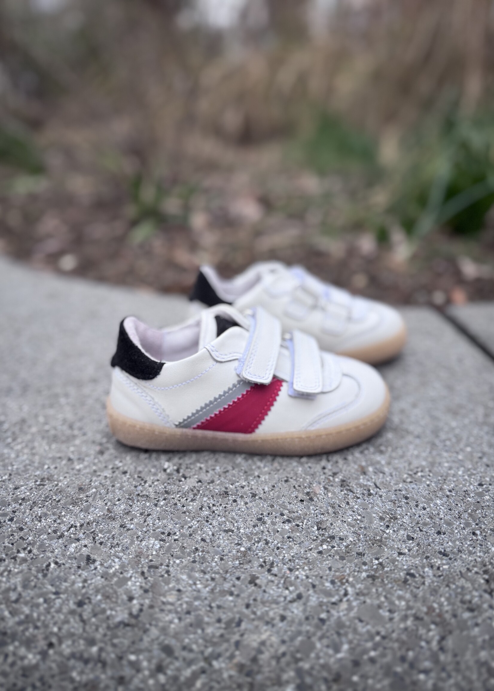 Dianetti  1669V sneaker bianco rood zwart velcro