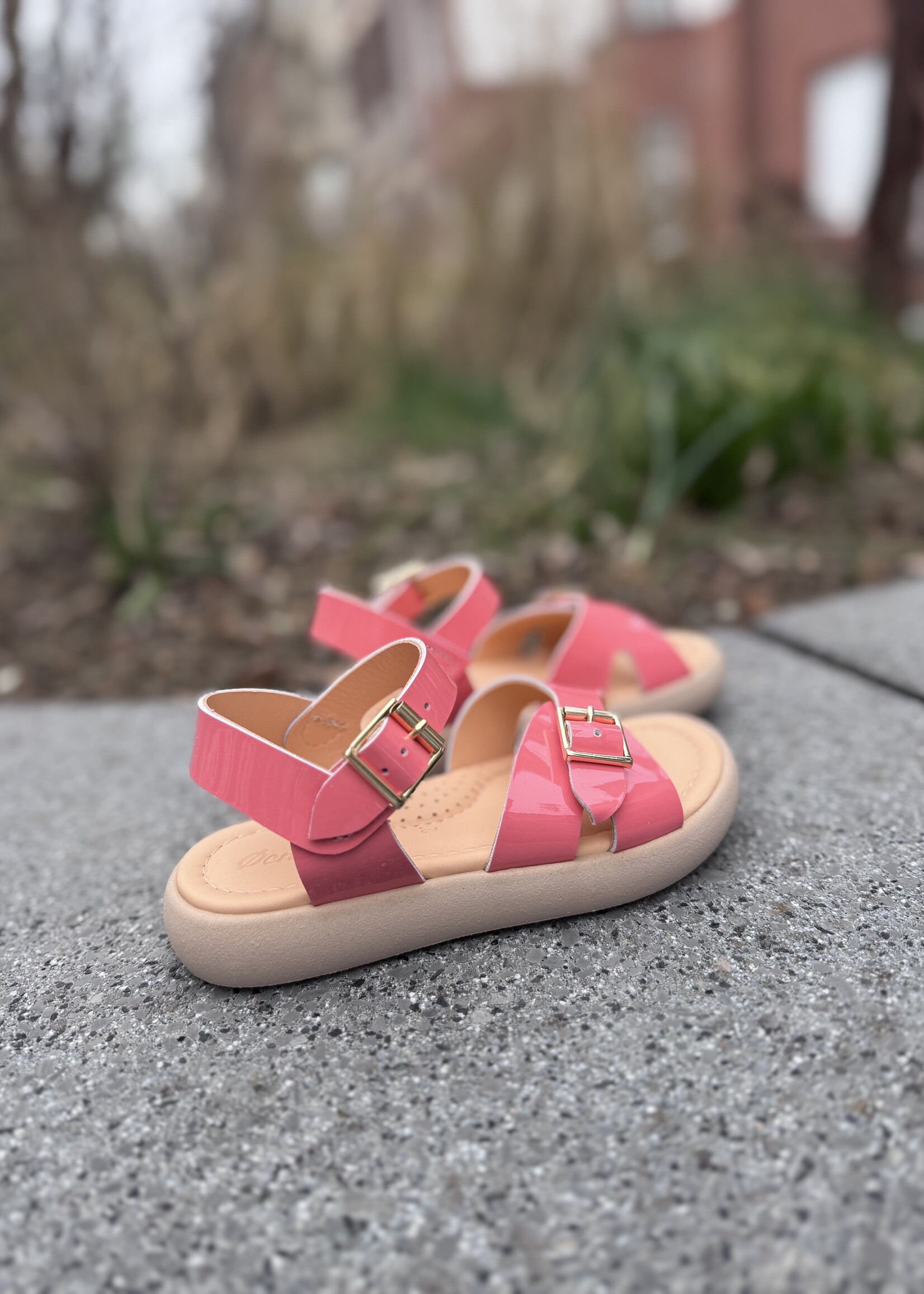 Ocra D612 sandaal piuma Corallo