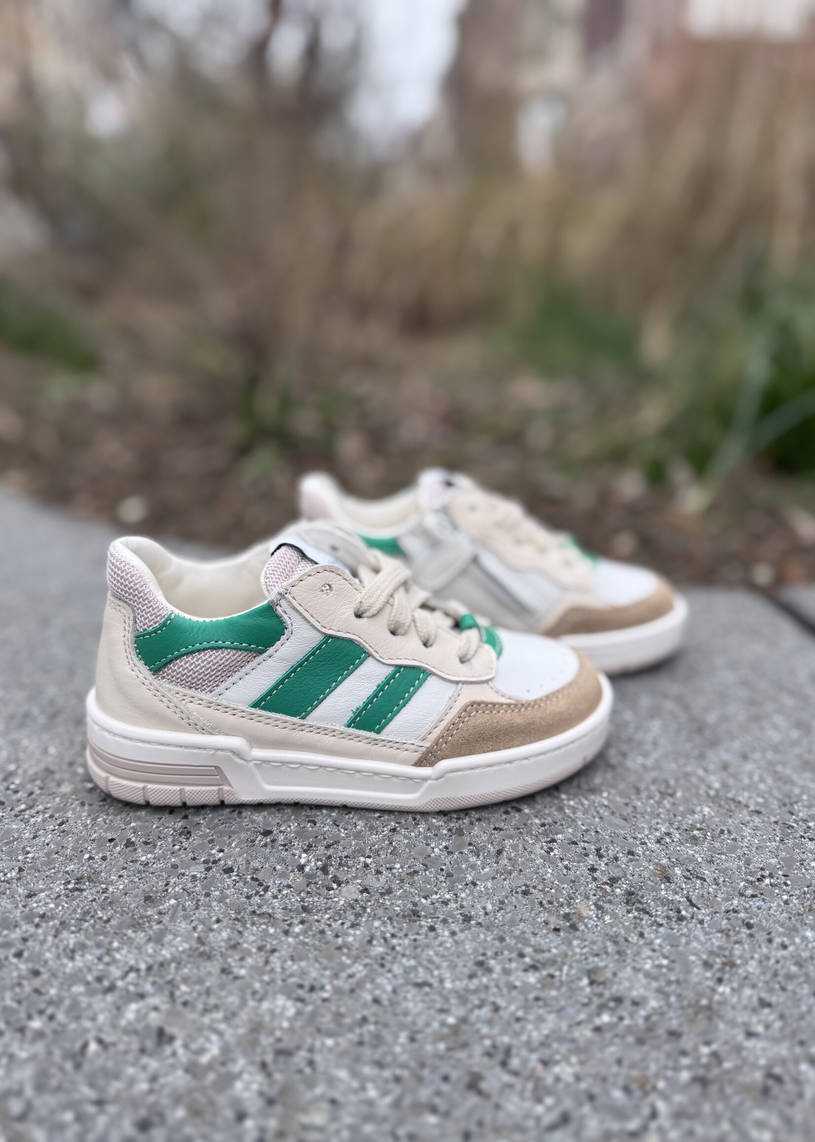 Ocra D910/6 sneaker cappuccino green