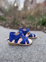 Angulus cross sandal with open toe velcro cobolt