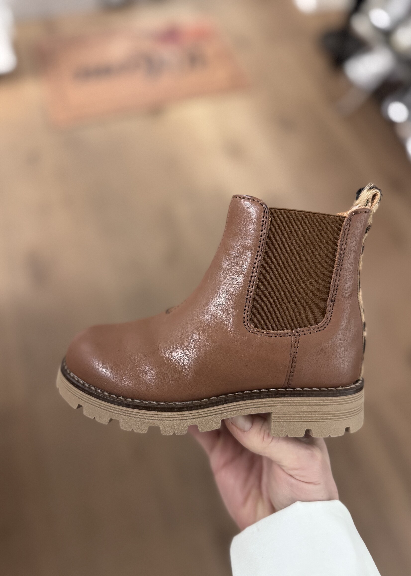 Romagnoli 7345 enkellaarsje cuoio leo