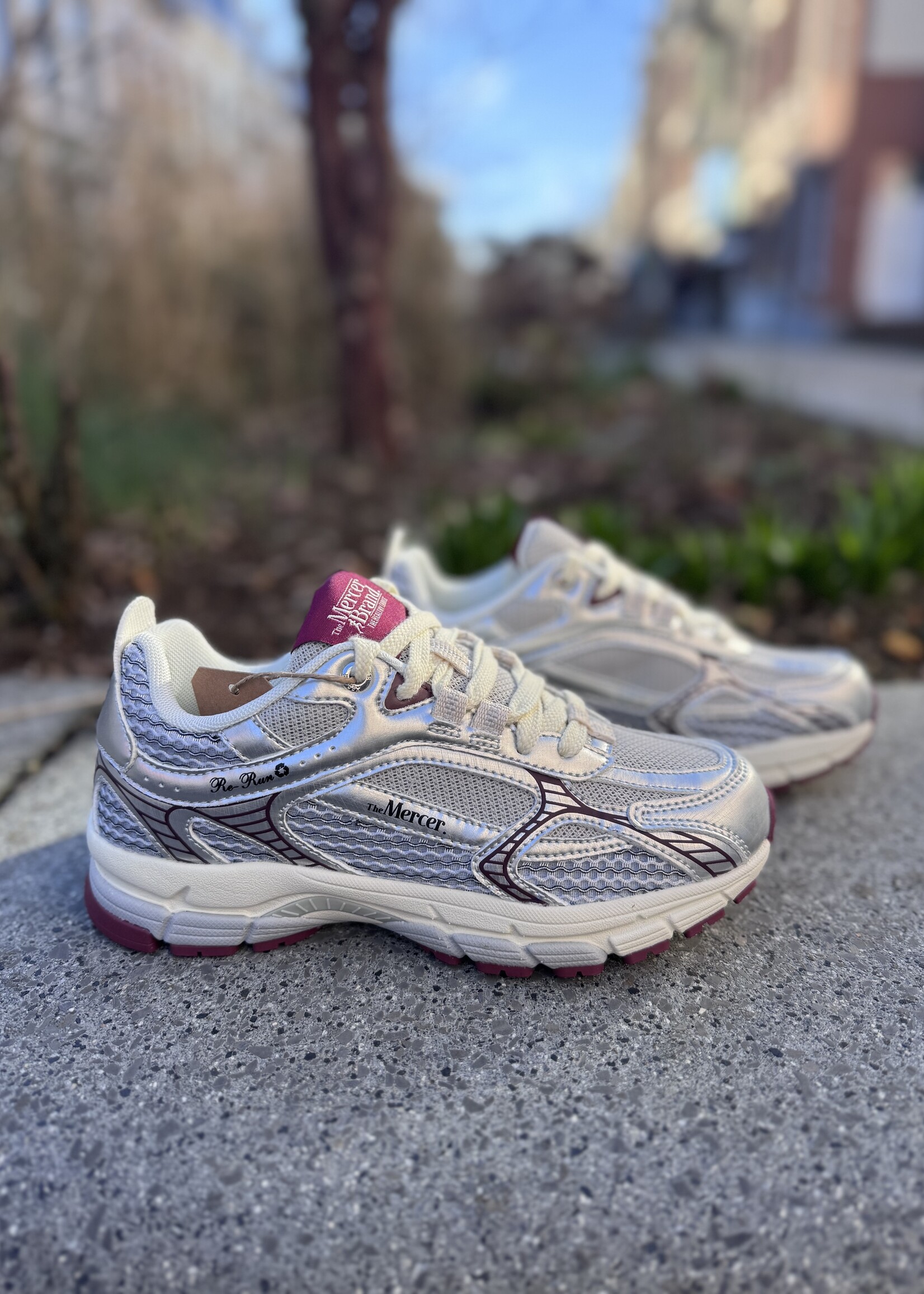 Mercer Re-Run twin mesh grey/red