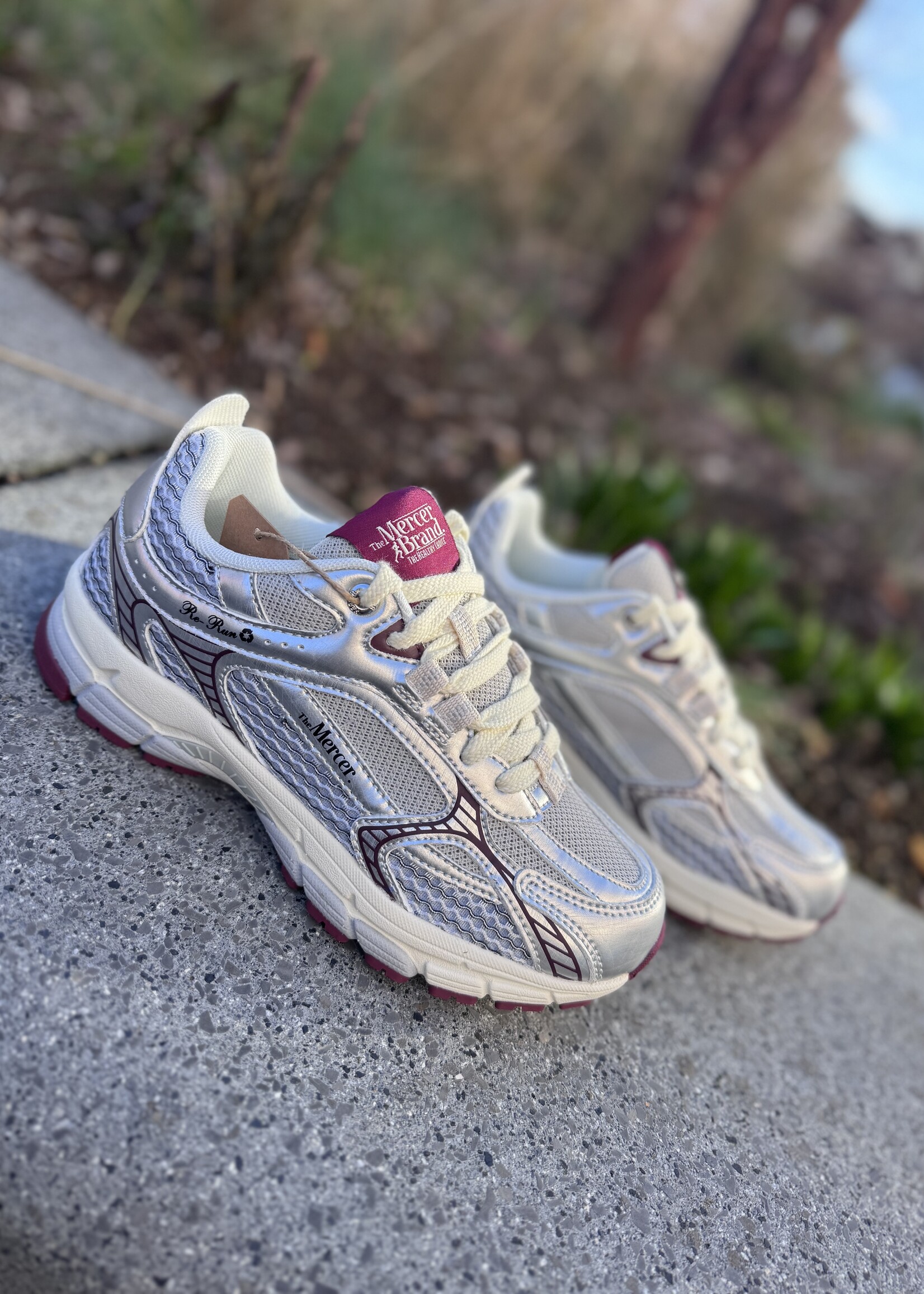 Mercer Re-Run twin mesh grey/red