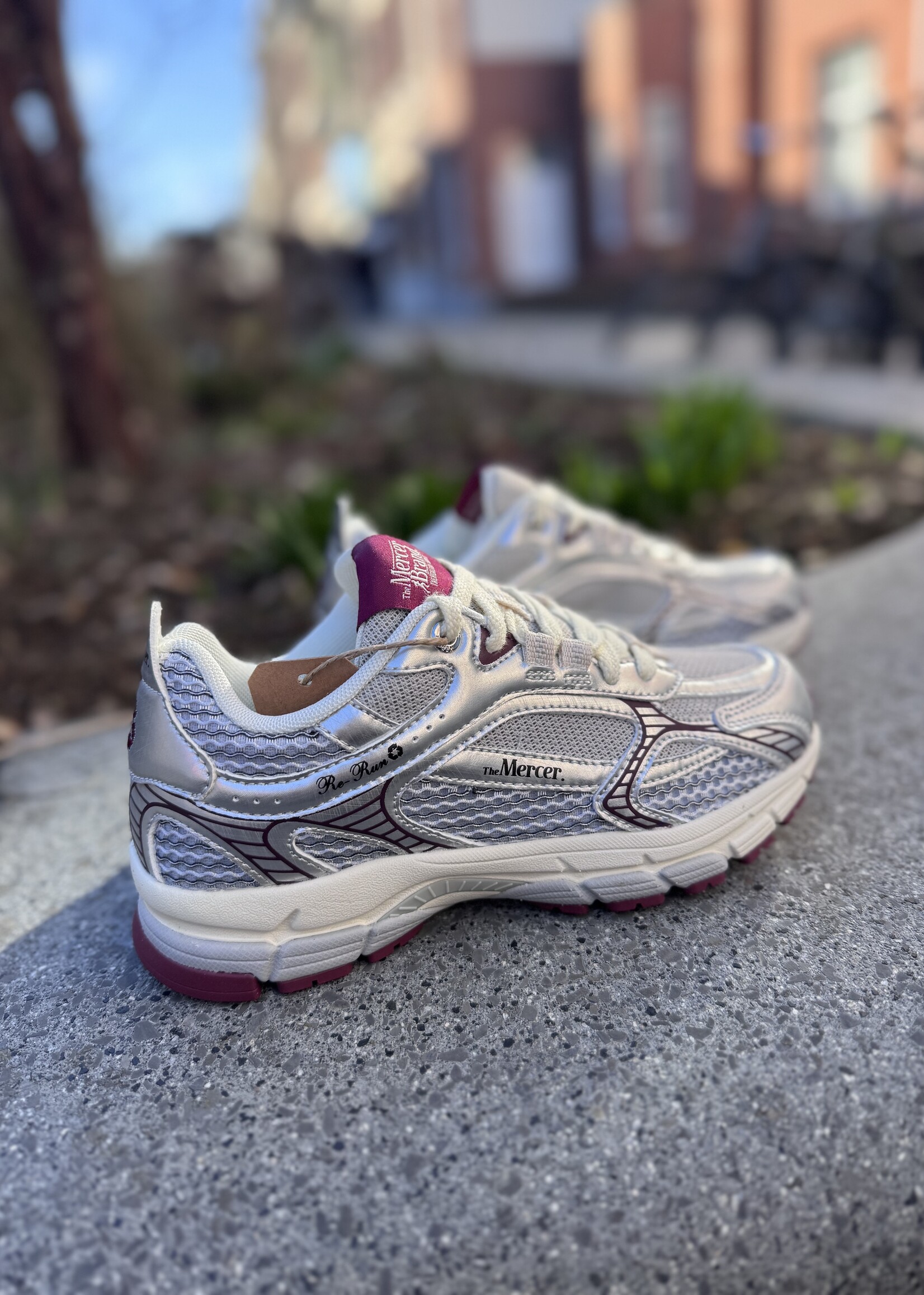 Mercer Re-Run twin mesh grey/red