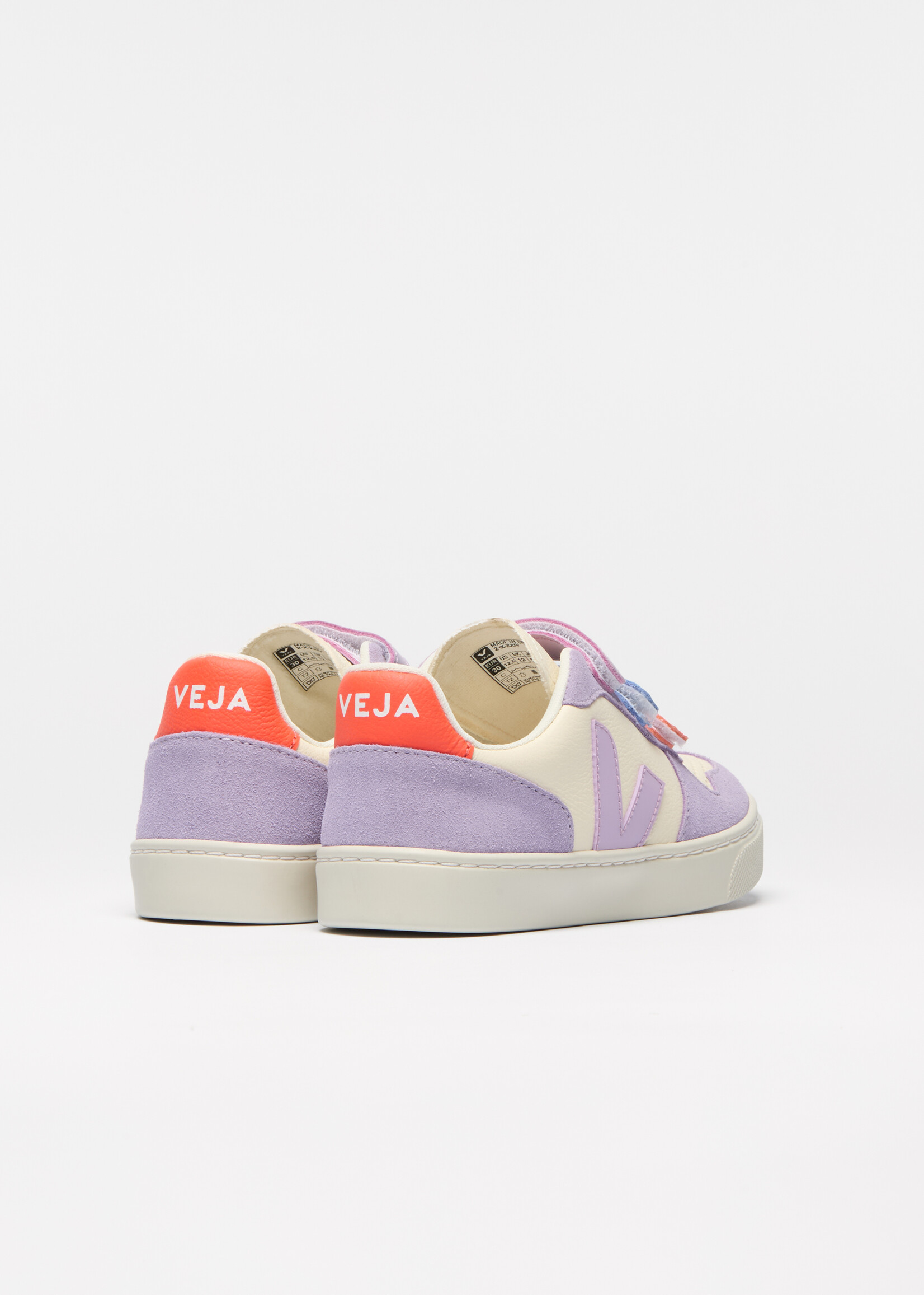 VEJA small V-10 cashew multico orchid