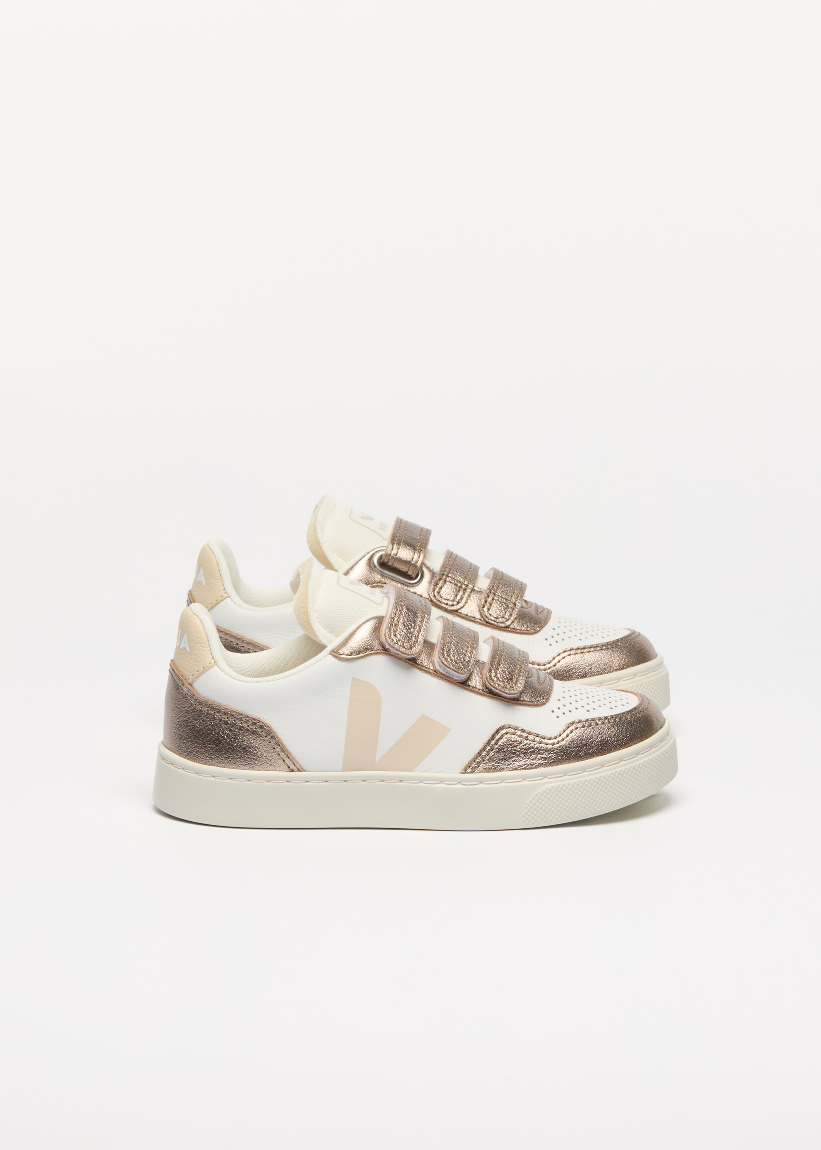 VEJA small V-90 white sable bronze